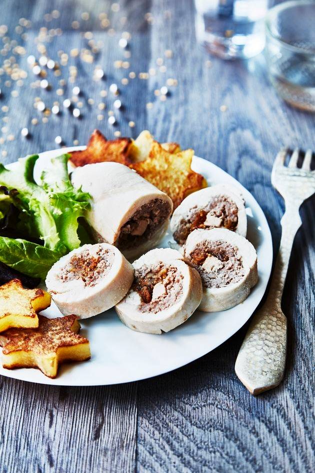 Roulé de volaille, foie gras et figues - Recepten Perfectmix Cook | Moulinex