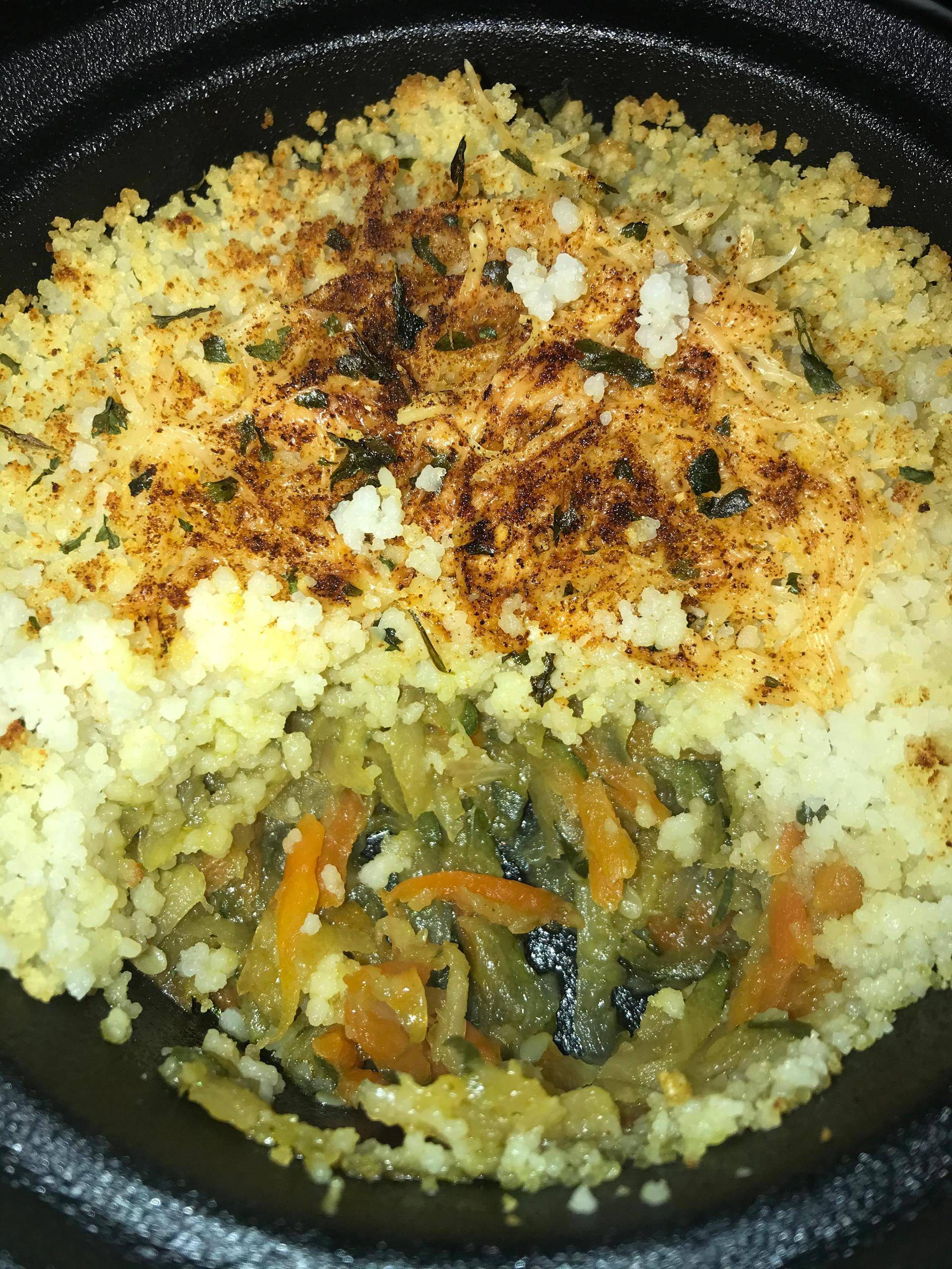 Gratin de légumes à la semoule - Recette Companion Connect XL | Moulinex