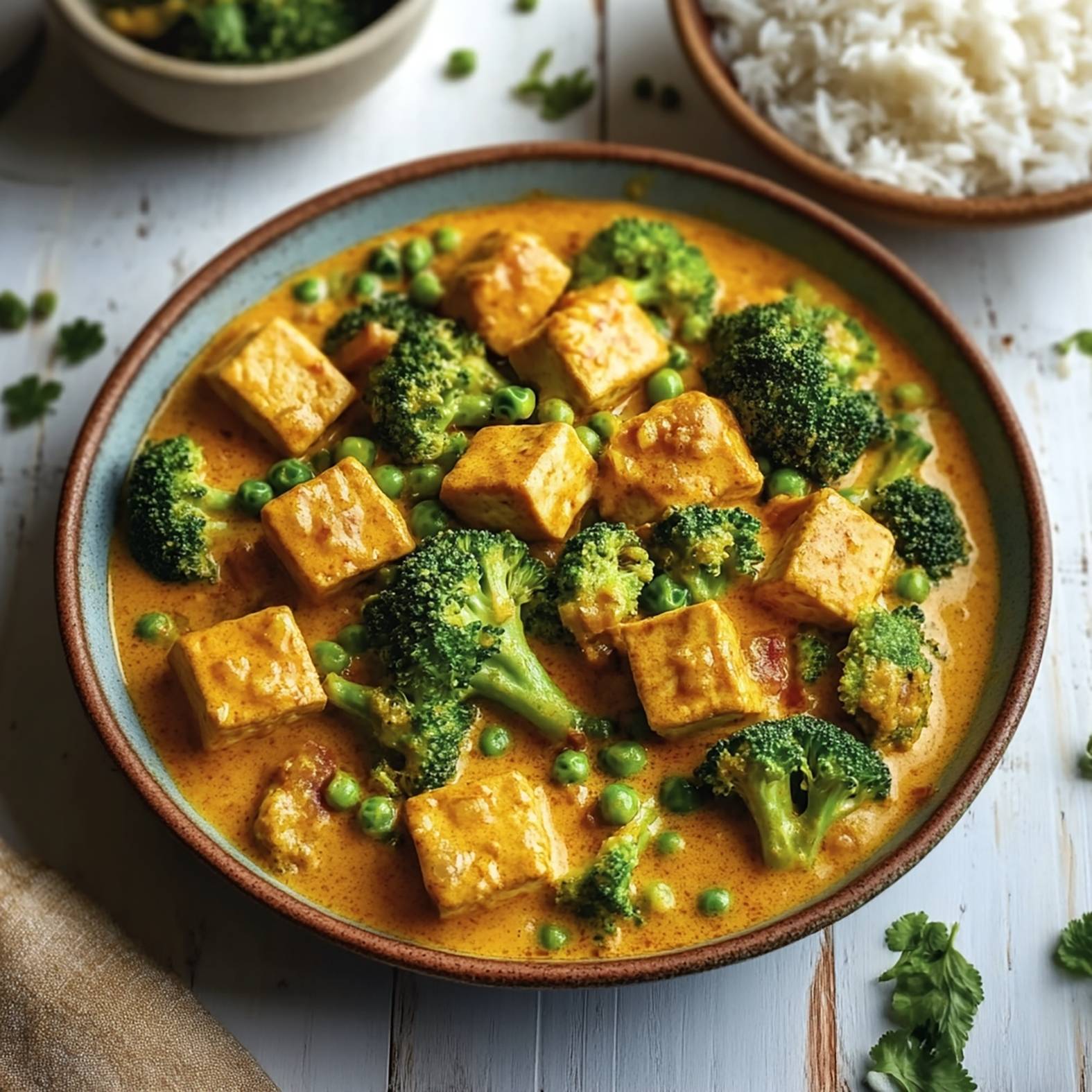 Curry de tofu et brocolis - Recette Cookeo | Moulinex