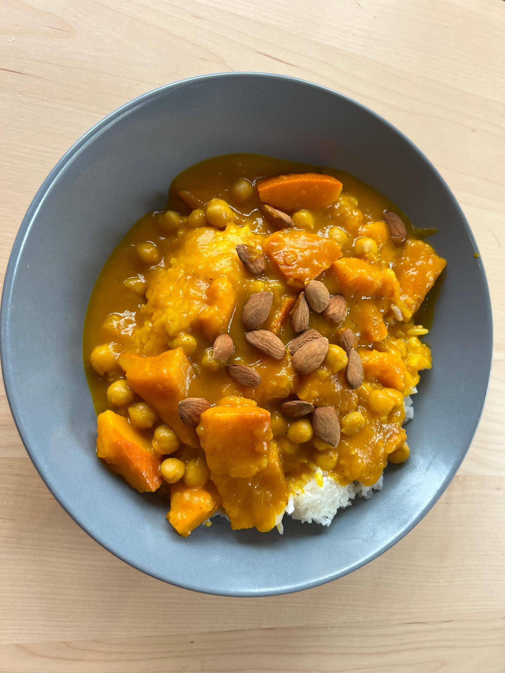 Curry Potimaron et pois chiche - Recepten Companion Connect XL | Moulinex