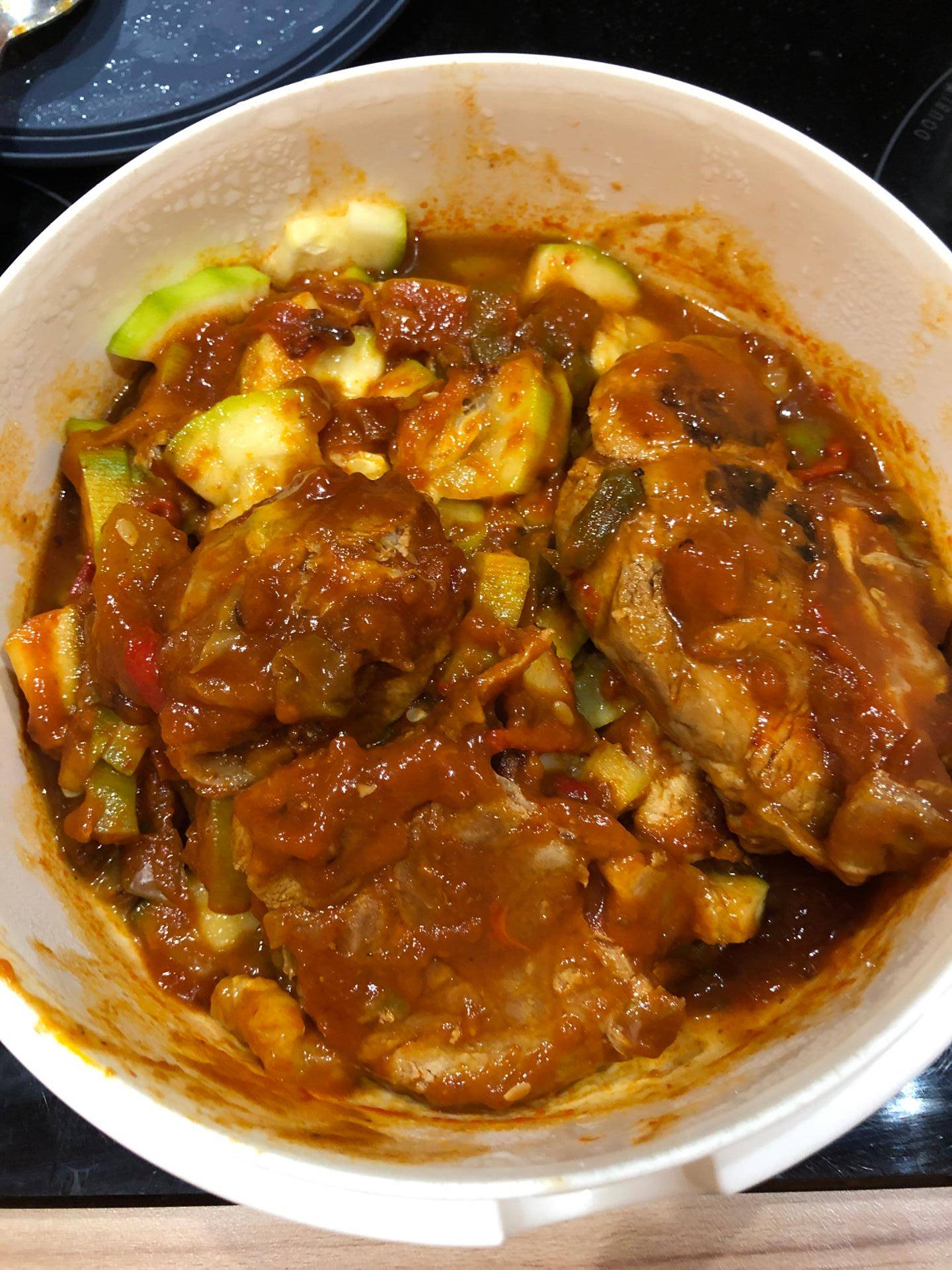 Osso bucco veau aux poivrons - Recepten Cookeo | Moulinex