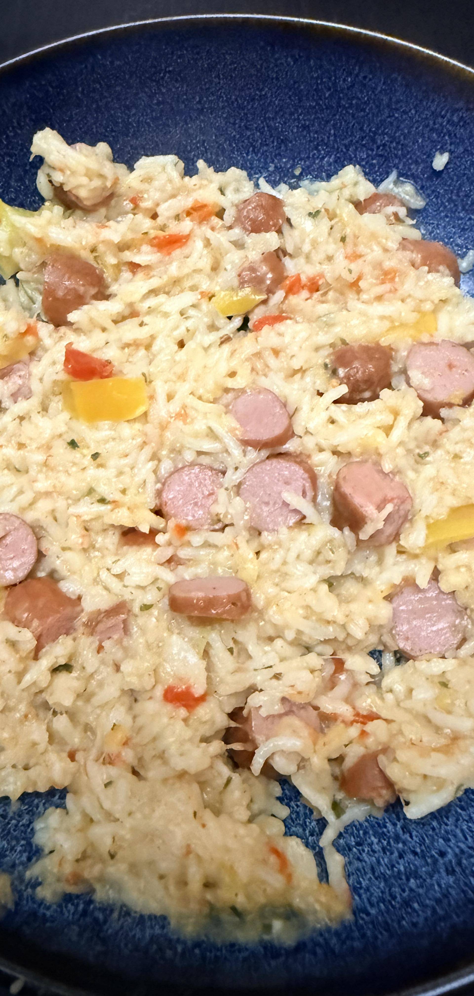 Riz aux poivrons et saucisses - Recette Cookeo V3 | Moulinex