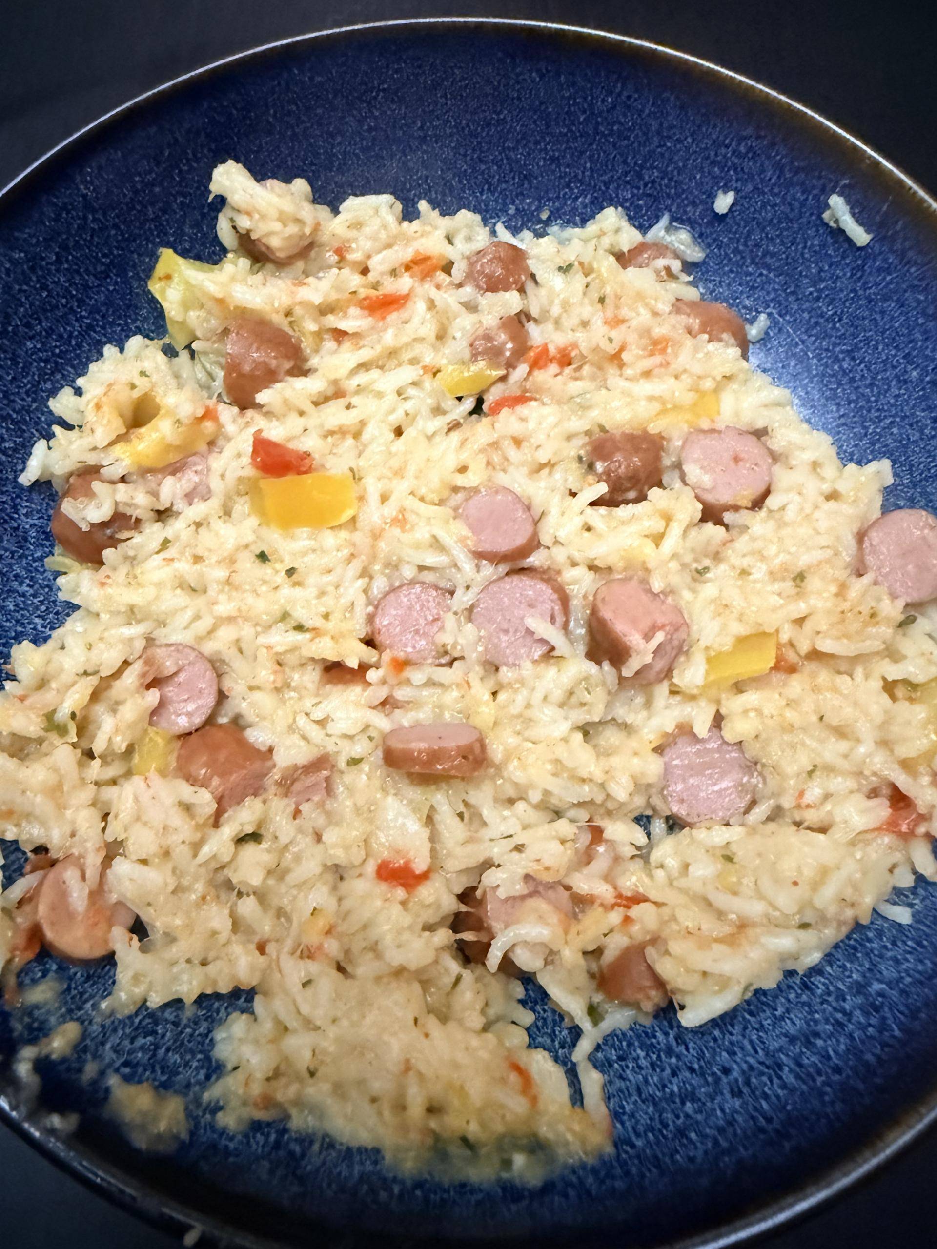 Riz aux poivrons et saucisses - Recette Cookeo V3 | Moulinex