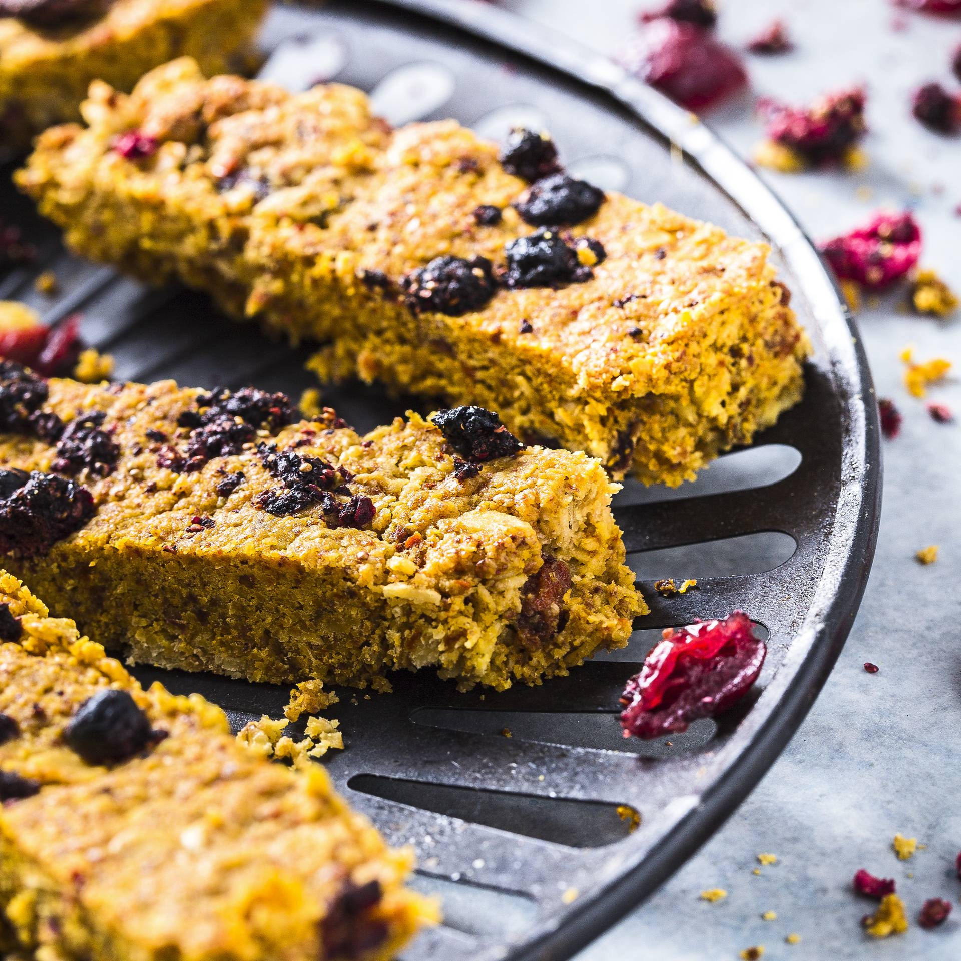 Barres énergétiques aux flocons d’avoine & baies de goji - Recette Ultrablend Boost | Moulinex