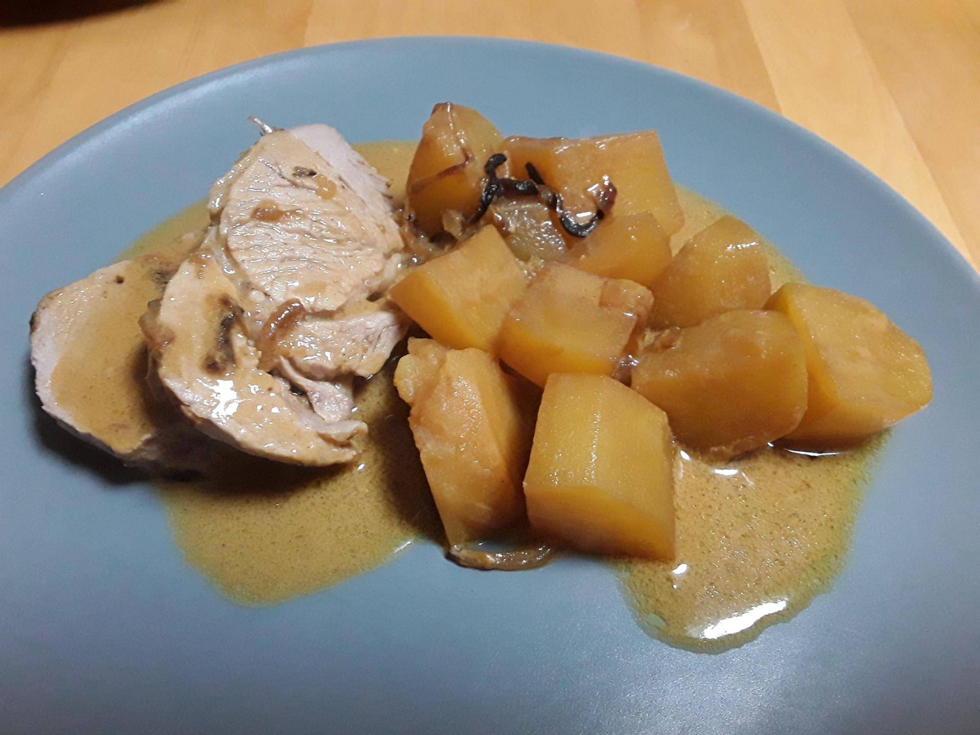 Rôti de boeuf sauce moutarde et pommes de terre - Recepten Cookeo | Moulinex