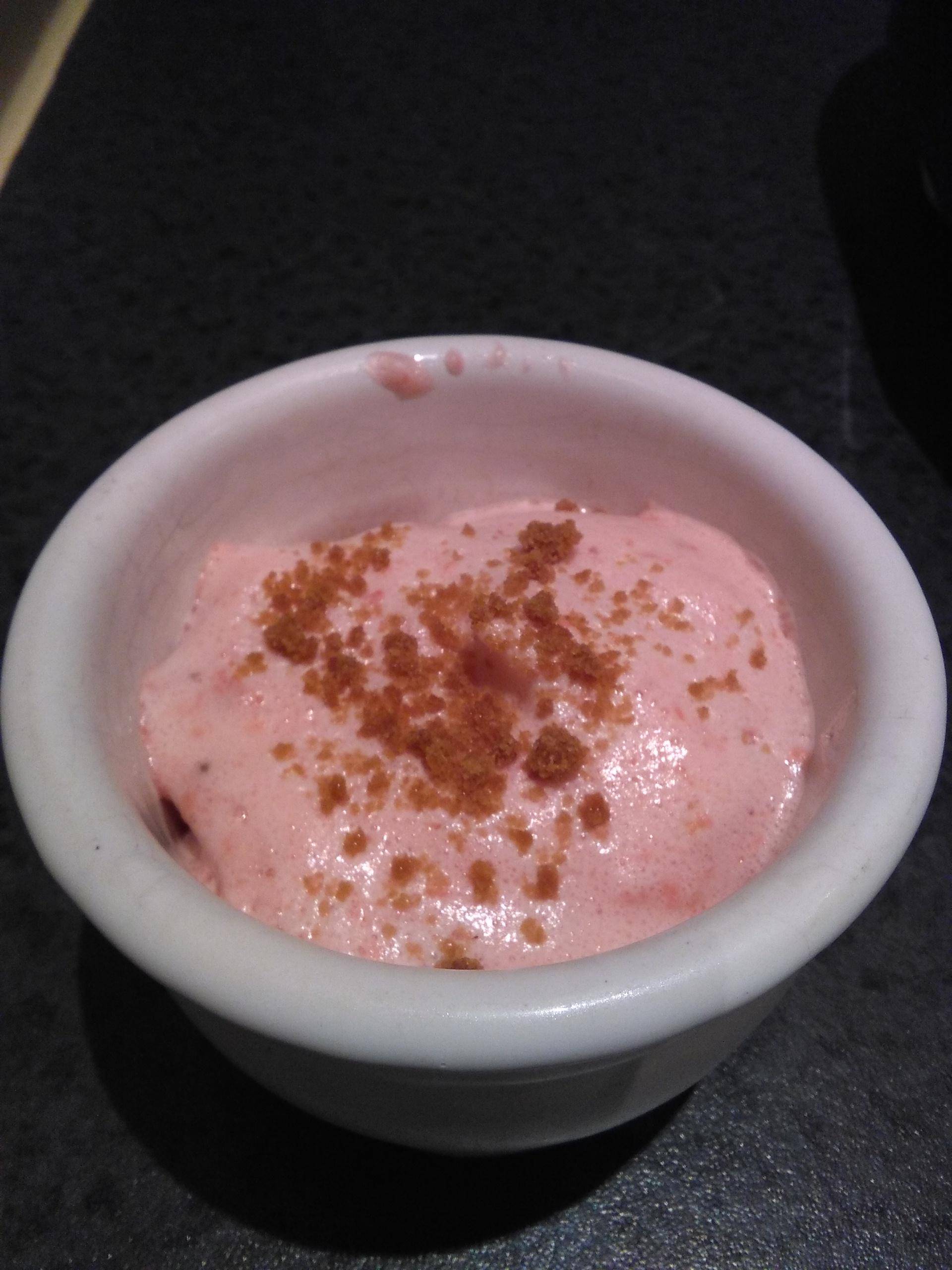 Mousse fraises speculoos - Recepten Companion Connect XL | Moulinex