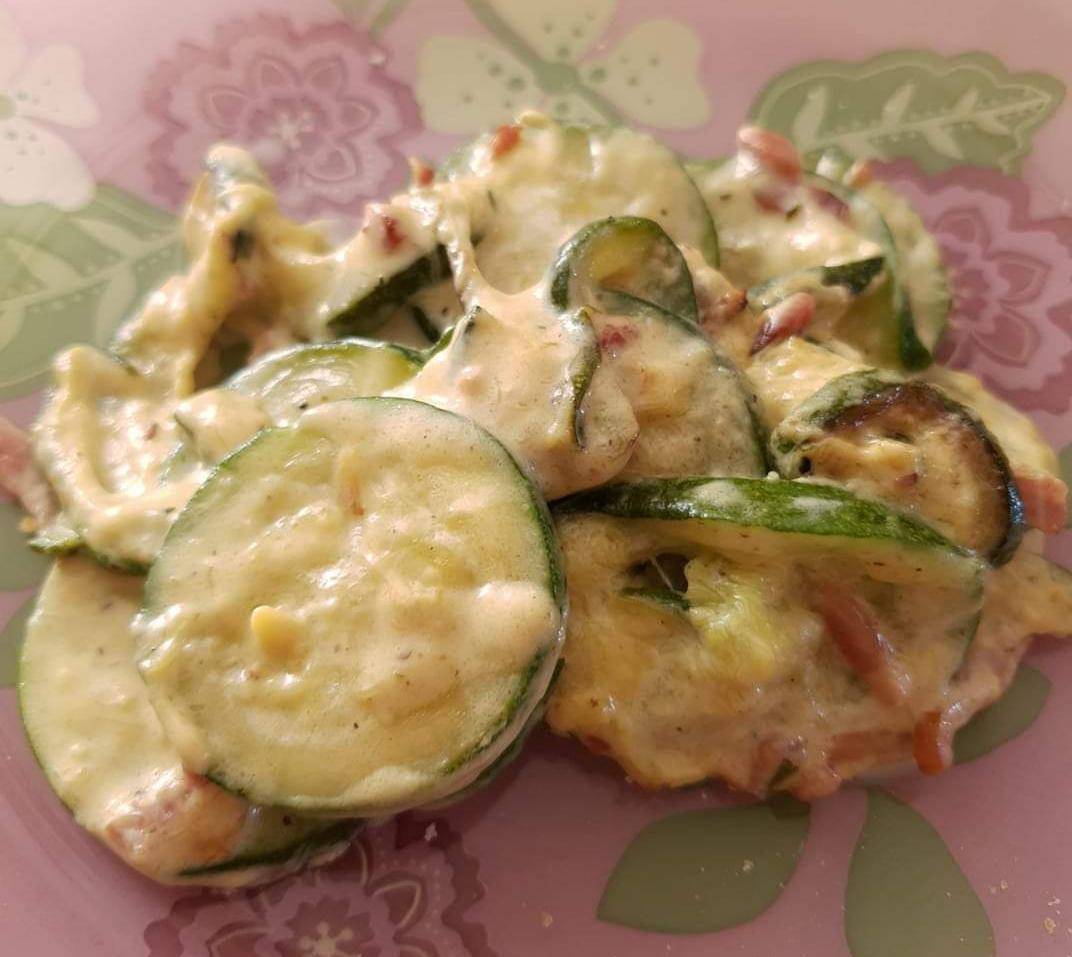 COURGETTES façon CARBONARA à la Vache qui Rit - Recepten Cookeo | Moulinex