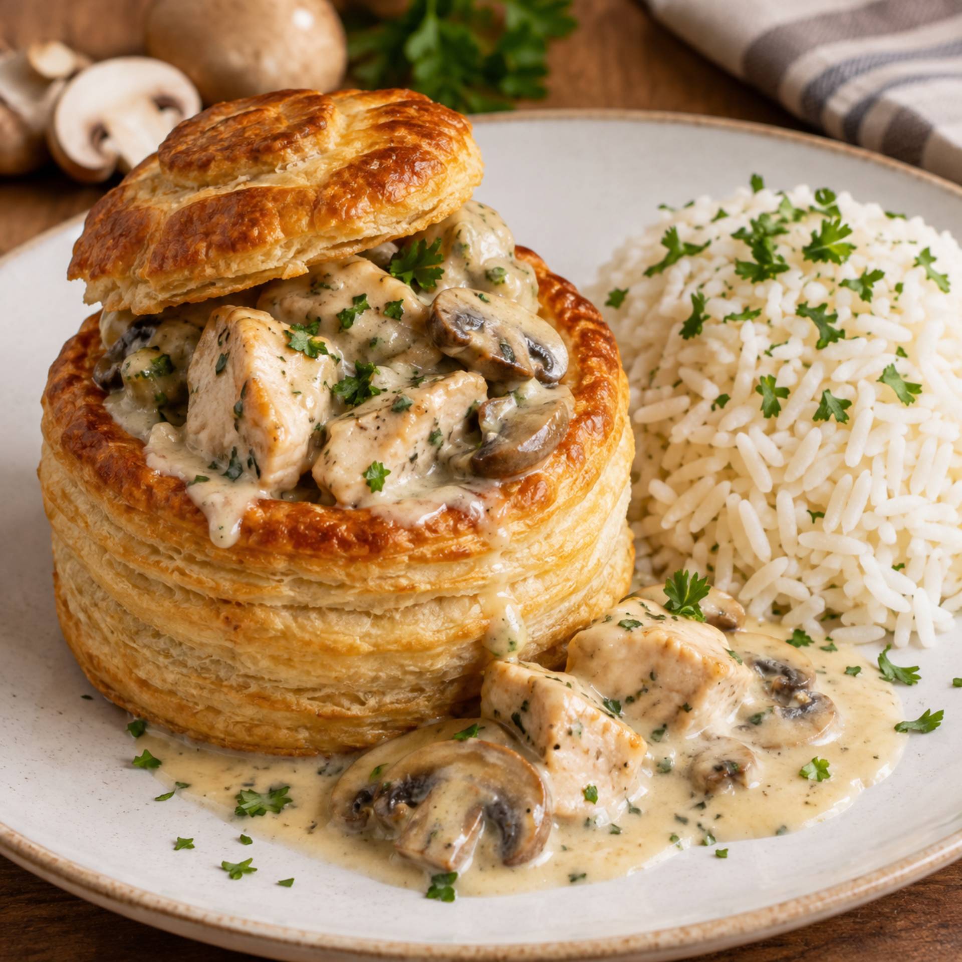 Vol-au-vent d'Alain - Recette Cookeo Infinity Autostir | Moulinex