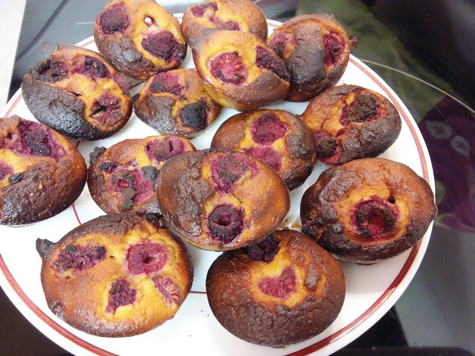 Muffins à la ricotta et framboises dietetiques - Recepten Companion | Moulinex