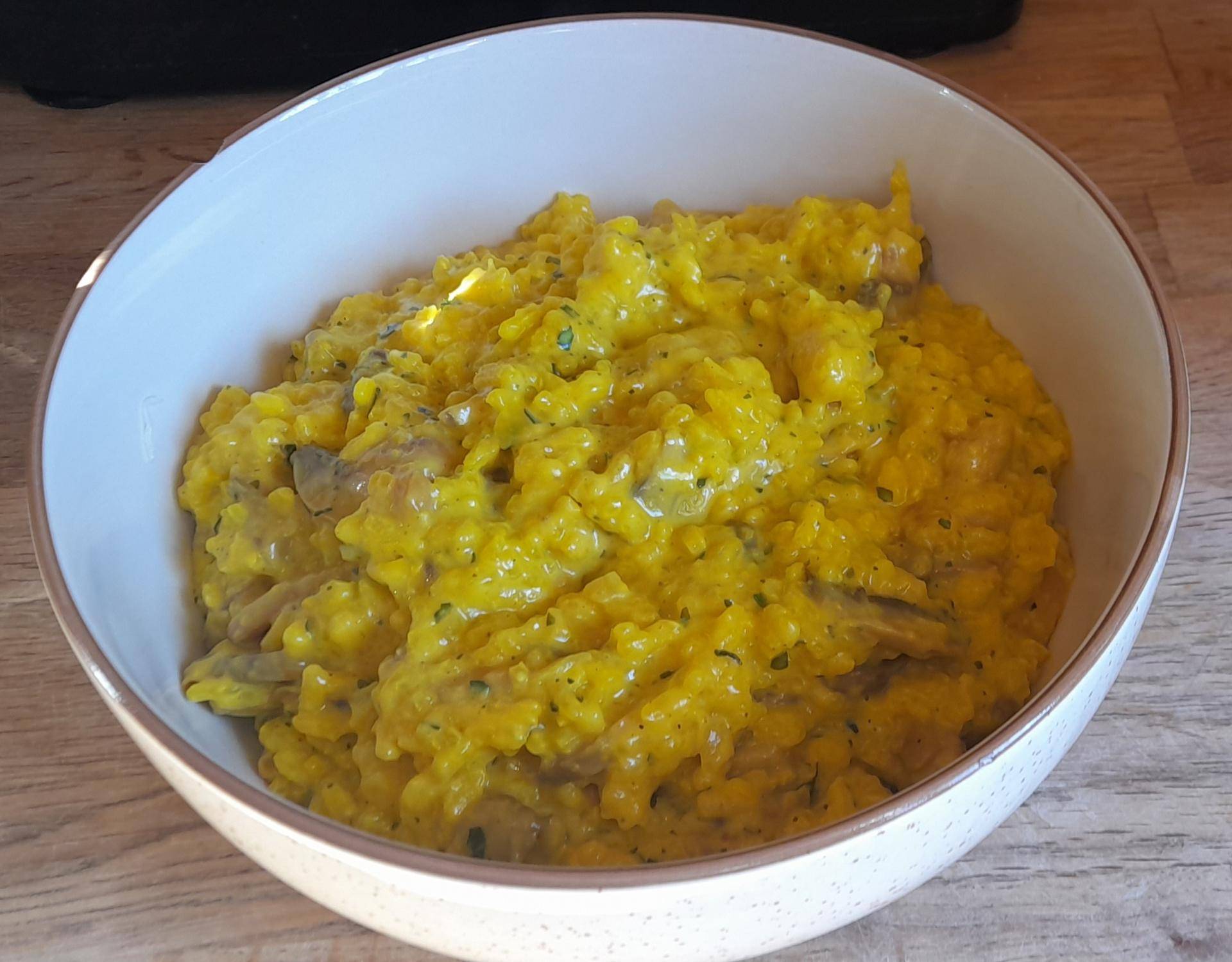 Risotto aux champignons, safran et parmesan - Recette Companion XL | Moulinex