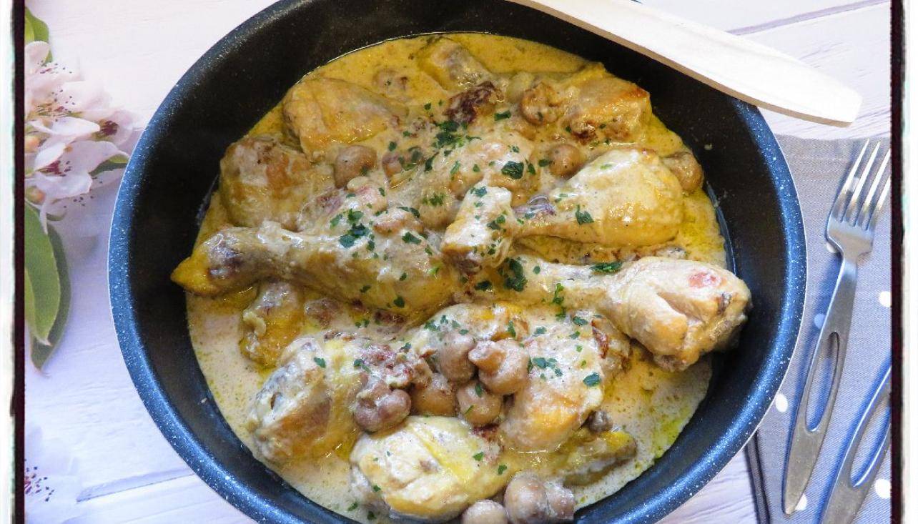 Pilons de poulet Au champignons et à la crème - Recepten Cookeo | Moulinex