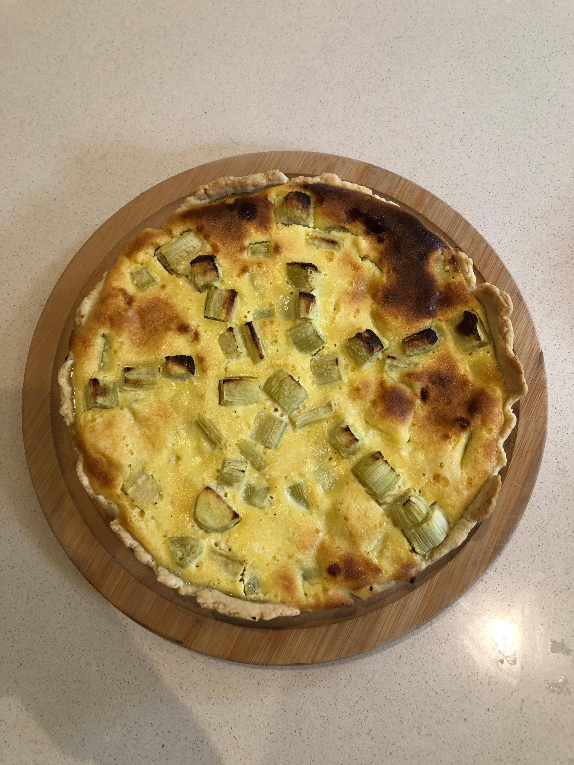 Tarte rhubarbe et amande - Recepten Companion | Moulinex