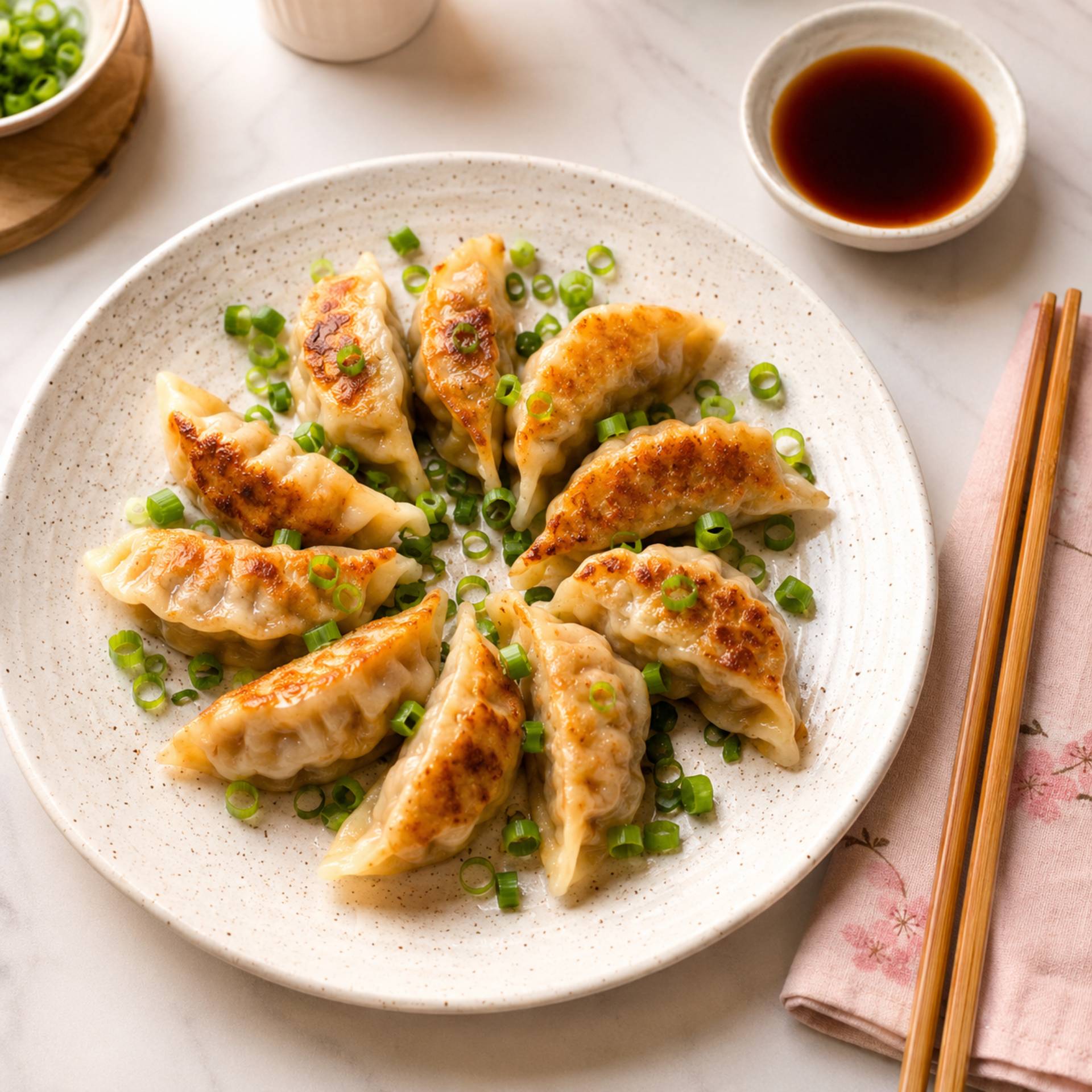 Gyoza au porc - Recette Ever Fry Dual Flex | Moulinex