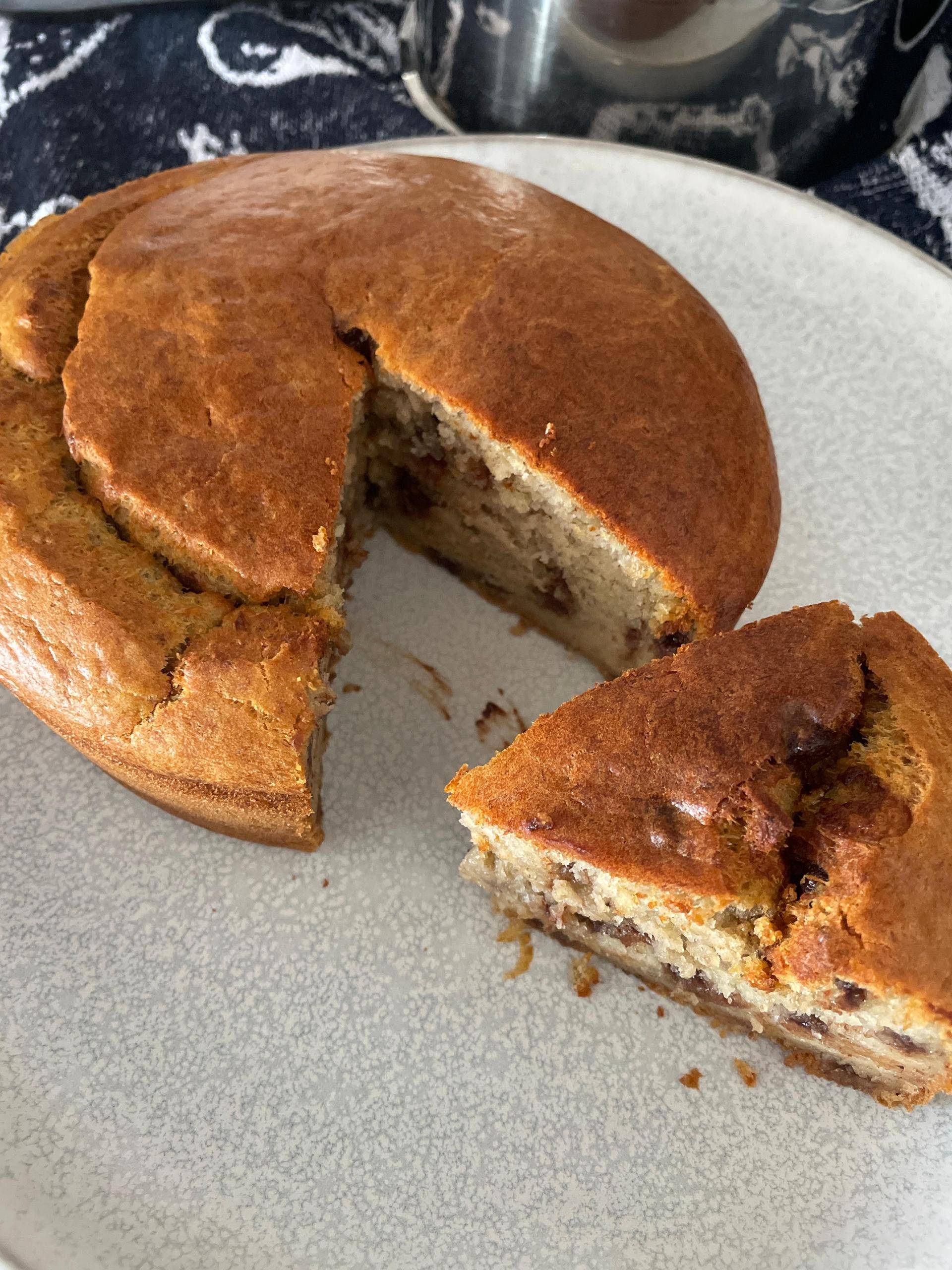 Banana Bread aux pépites de choco noisette - Recepten Cookeo V3 | Moulinex