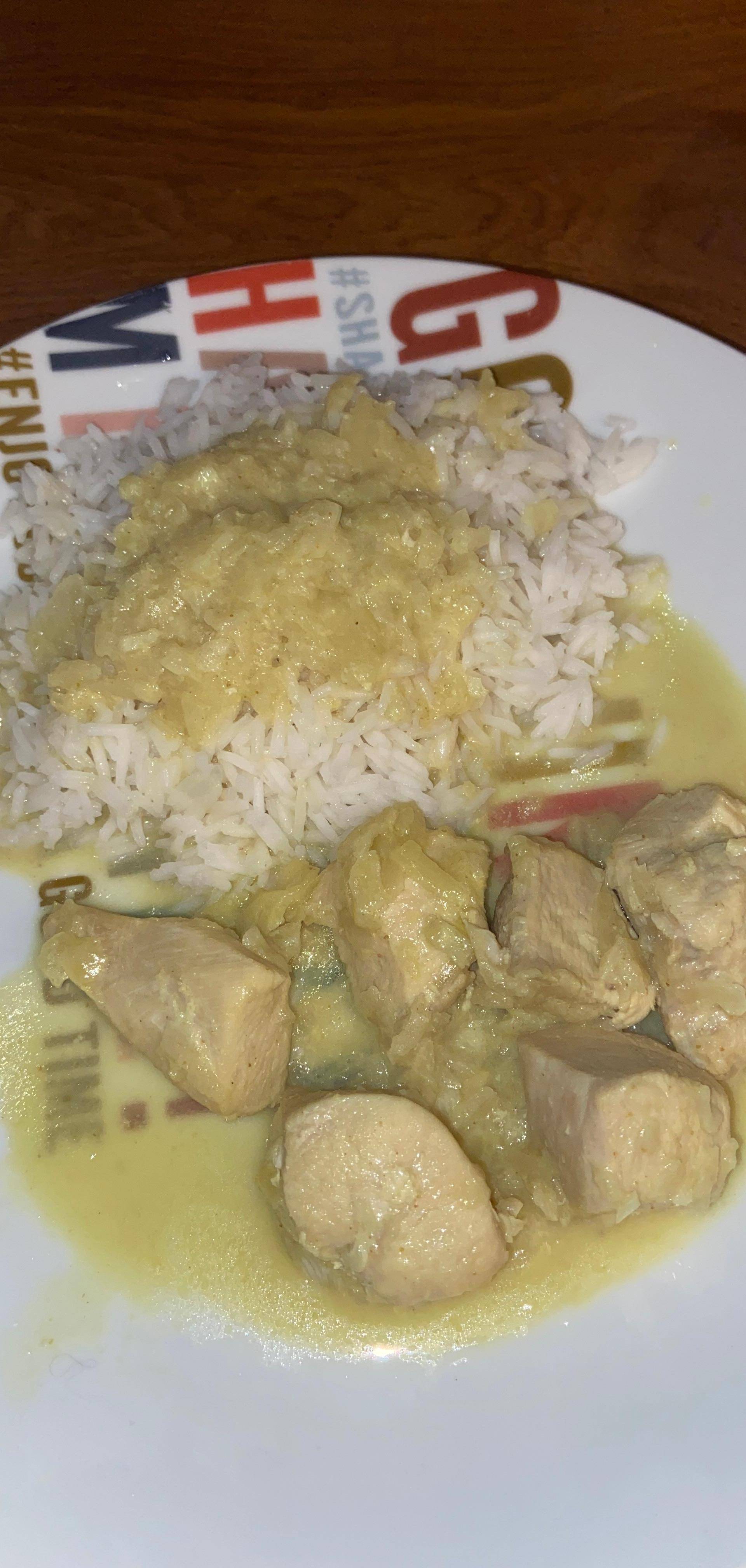 Poulet au lait de coco et curry - Recette Companion Connect | Moulinex