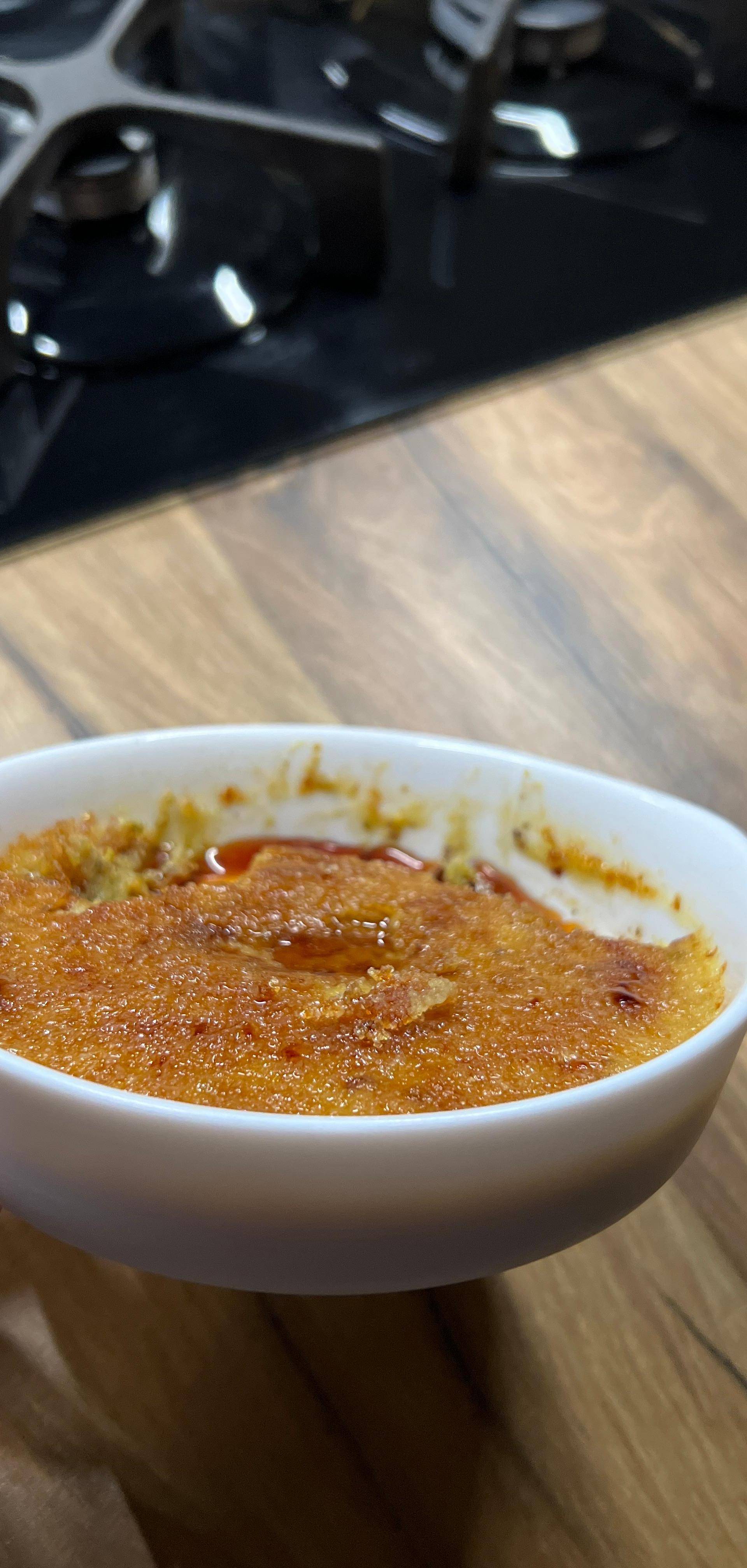 Crème brûlée pistache - Recette Companion XL | Moulinex