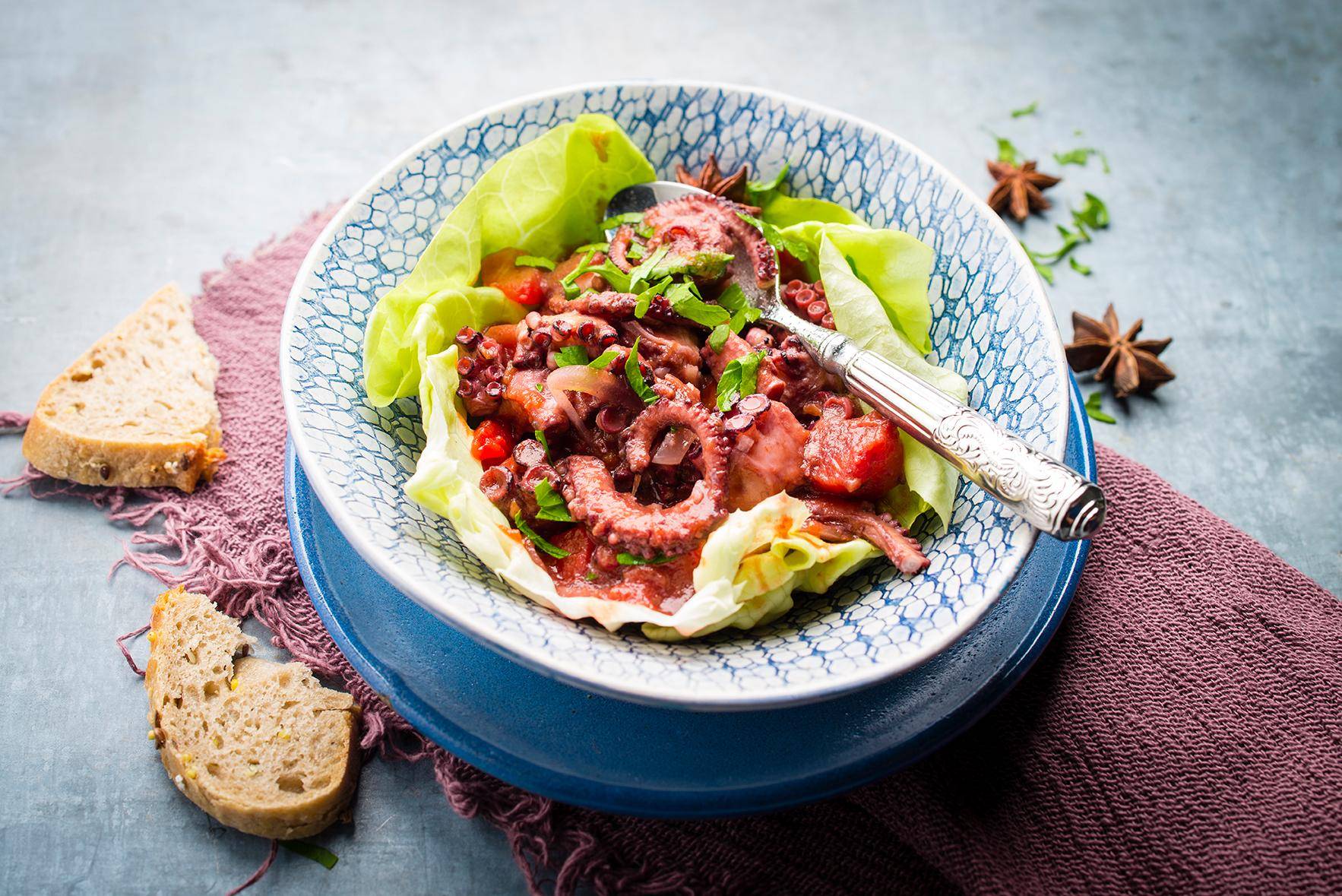 Poulpe à la grecque - Recette Cookeo Mini | Moulinex