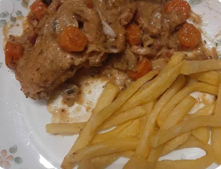 Lapin à la moutarde à l’ancienne et miel - Recette Cookeo | Moulinex