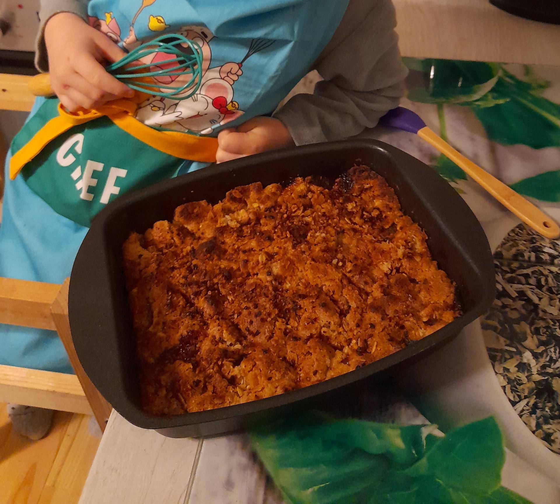 Crumble pomme pralin - Recette Companion XL | Moulinex