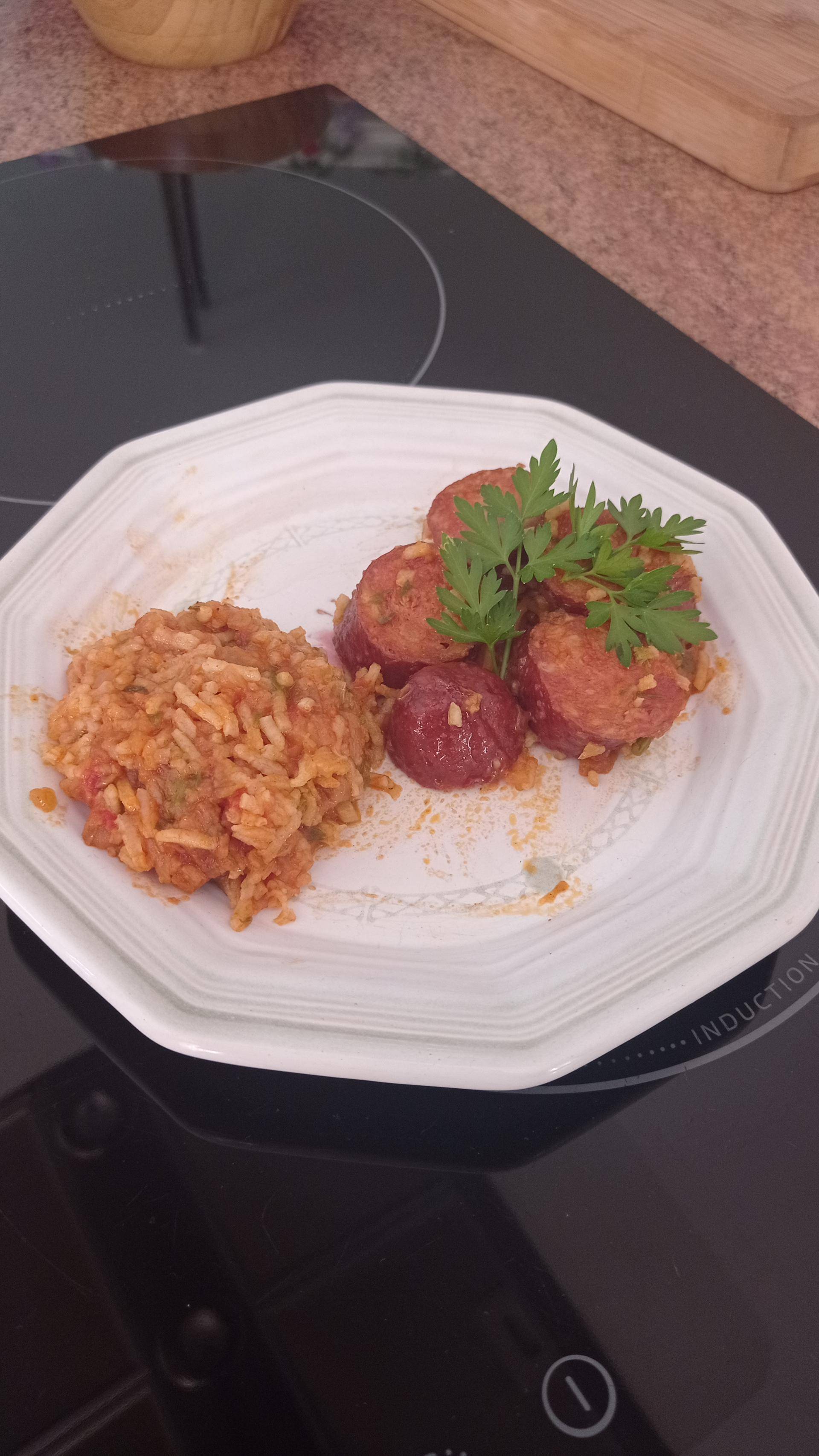 Saucisse fumée sauce tomates - Recepten Companion Connect XL | Moulinex