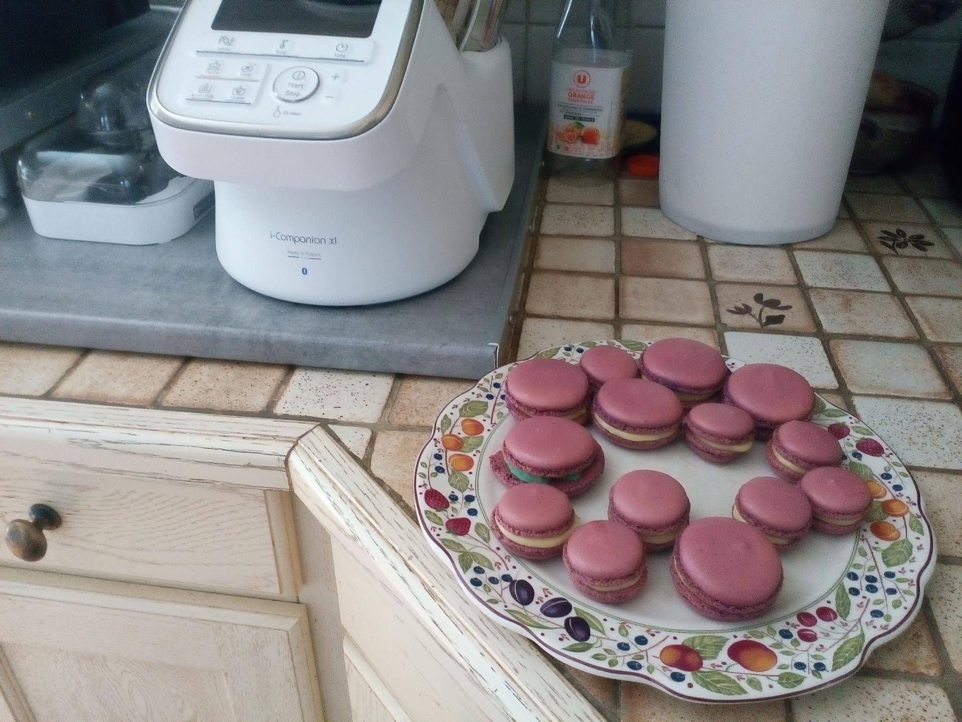 Macarons garniture citron- basilic - Recepten Companion Connect XL | Moulinex