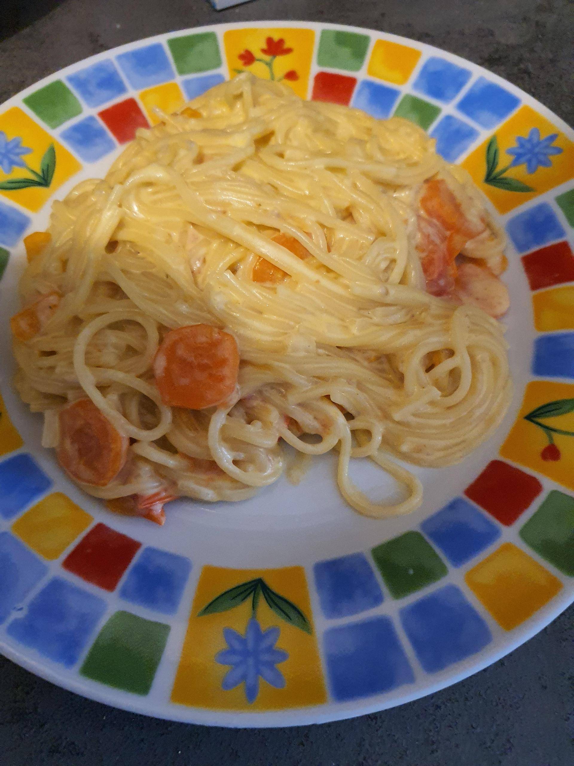 Spaghettis carotte qui rit - Recepten Cookeo | Moulinex