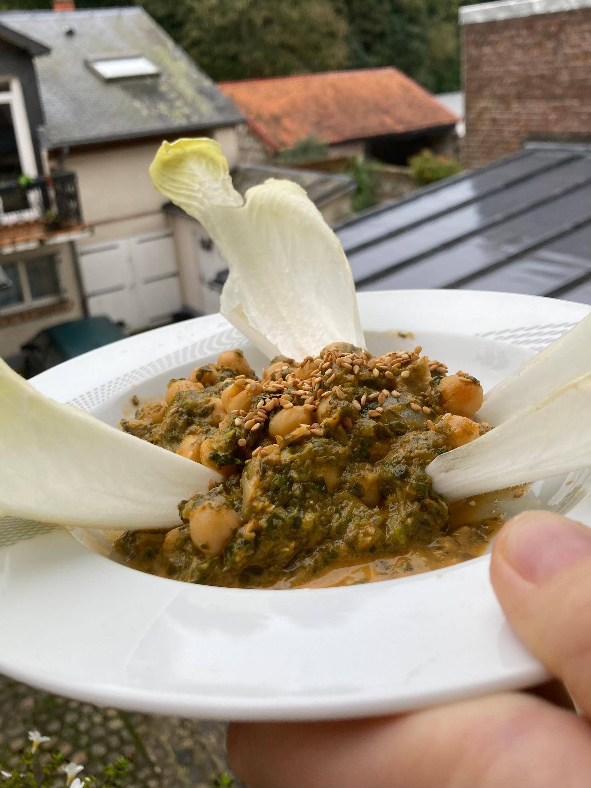 Pois chiches lait de coco épinard façon curry - Recepten Cookeo | Moulinex