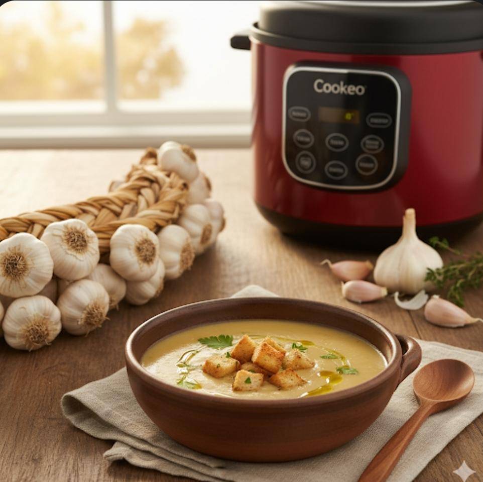 Soupe a l'ail - Recette Cookeo | Moulinex