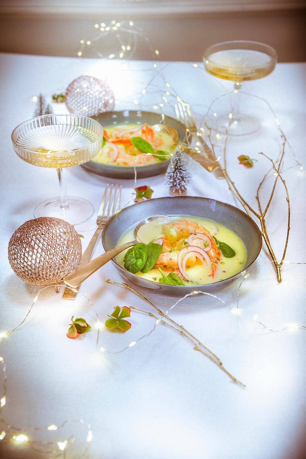 Nage de gambas au safran - Recette Companion | Moulinex