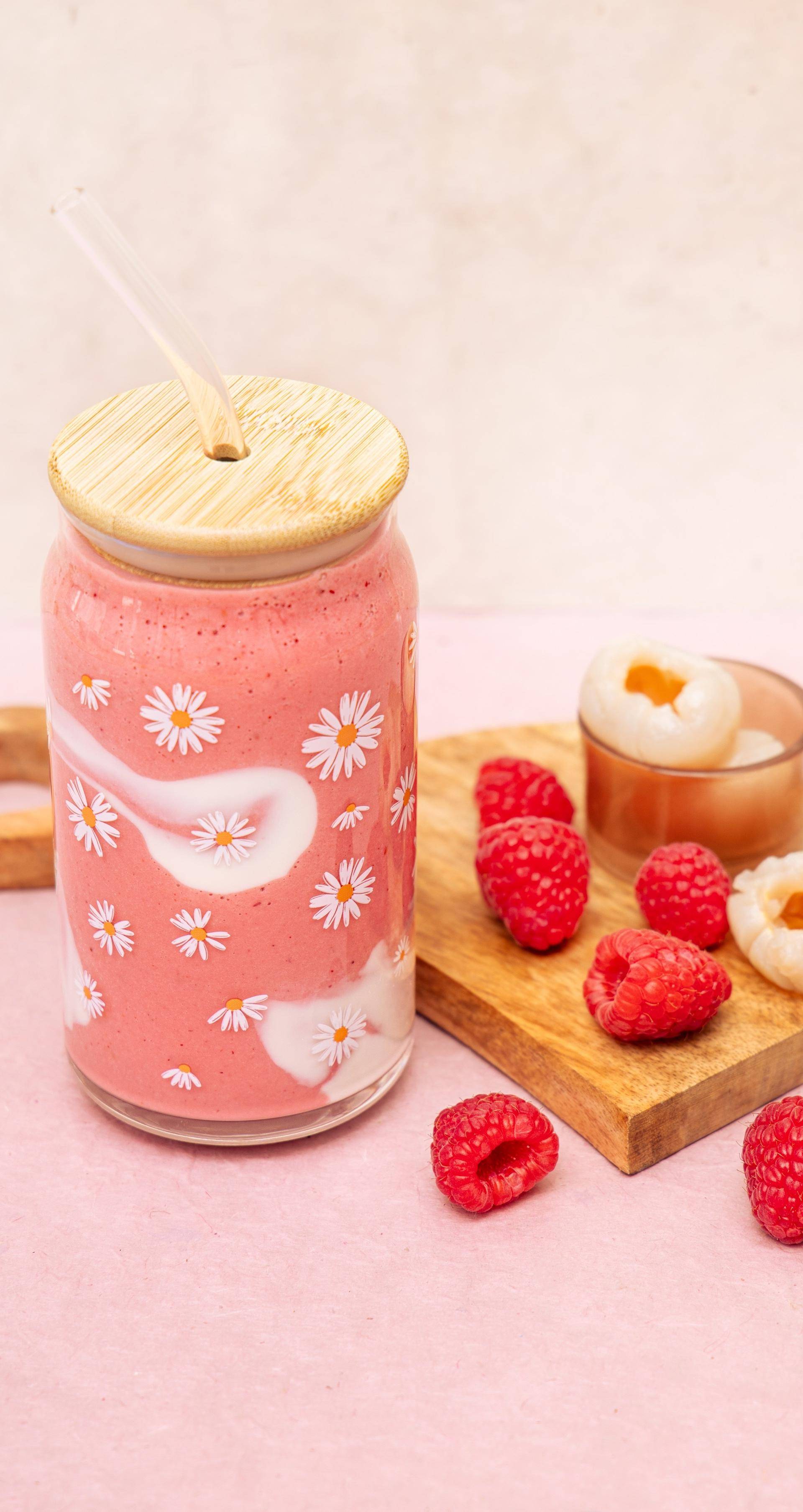 Smoothie litchi, framboise & eau de coco - Recette Blend up | Moulinex
