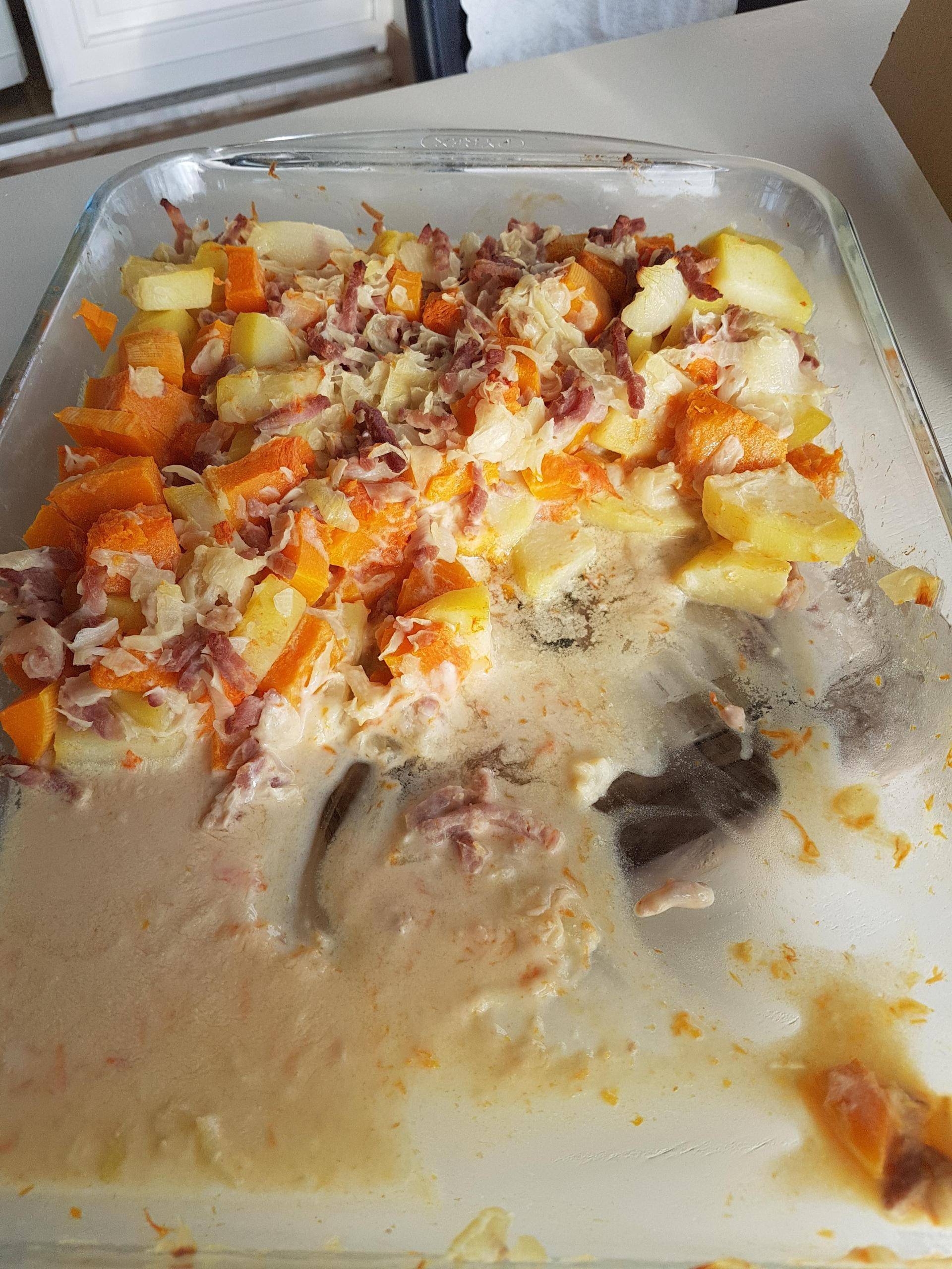Gratin courge pomme de terre - Recepten Companion Connect XL | Moulinex