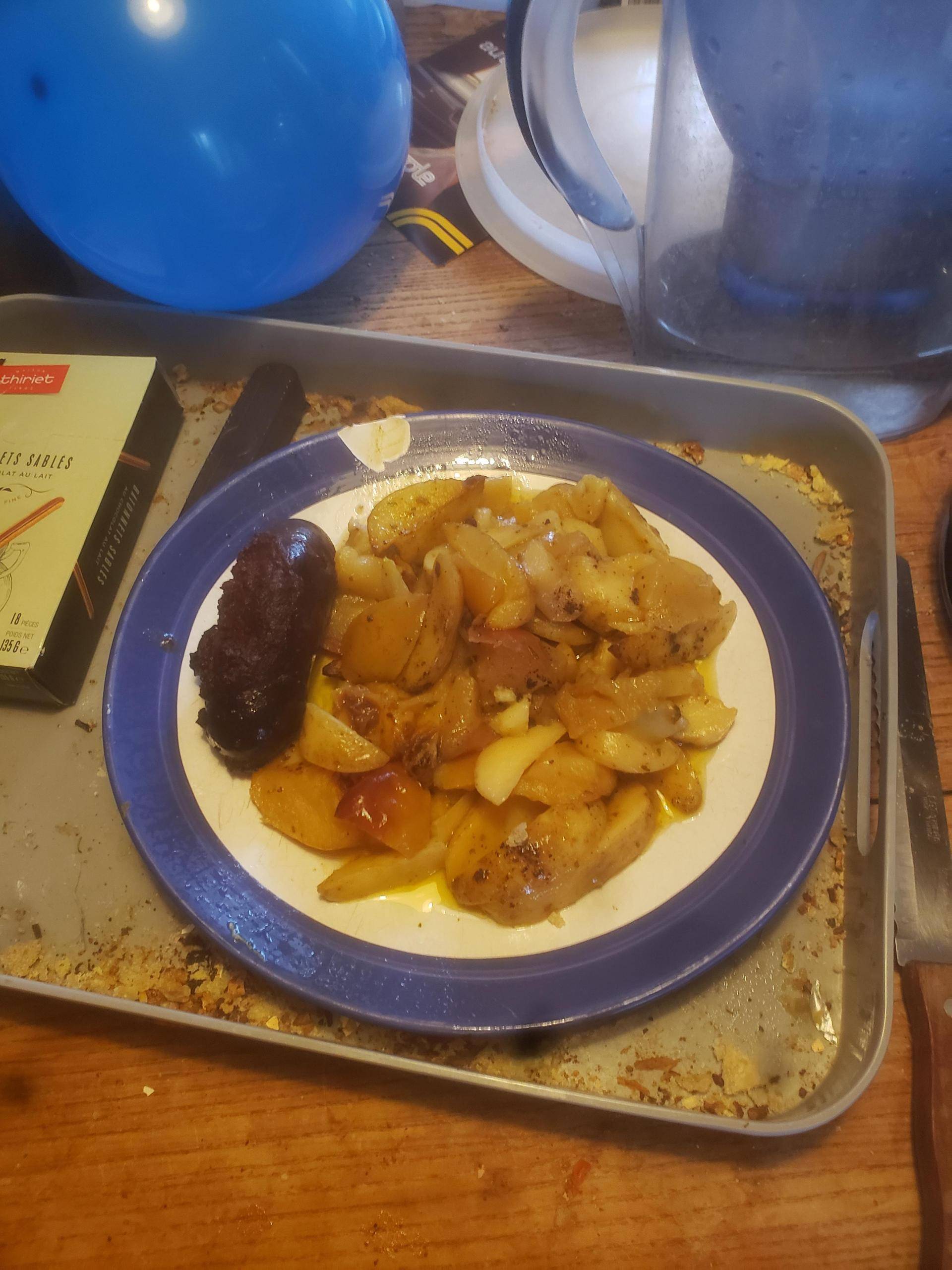 Boudins aux pommes et potatoes - Recepten Cookeo | Moulinex