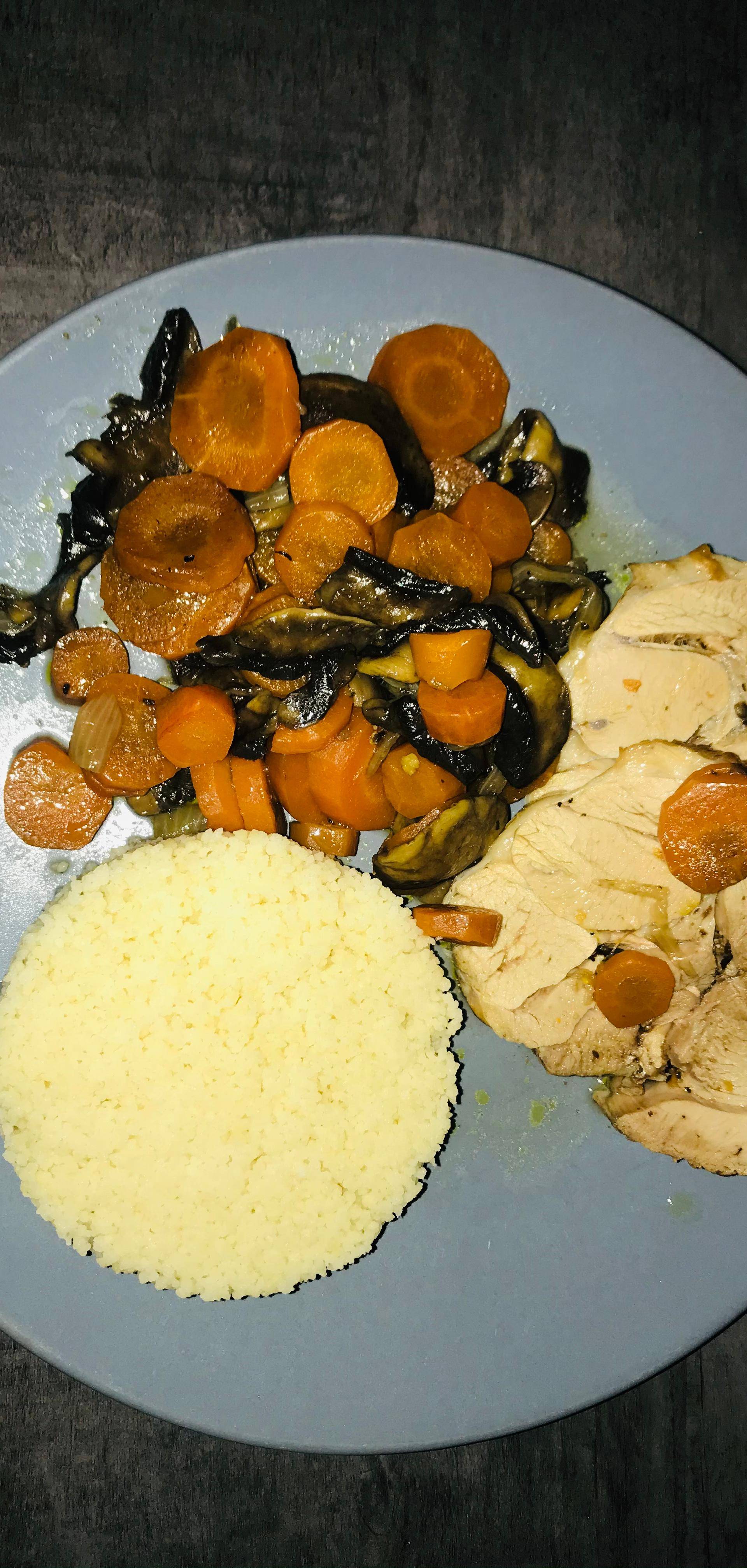 Roulé de dinde - Carotte et champignon - Recette Cookeo V3 | Moulinex