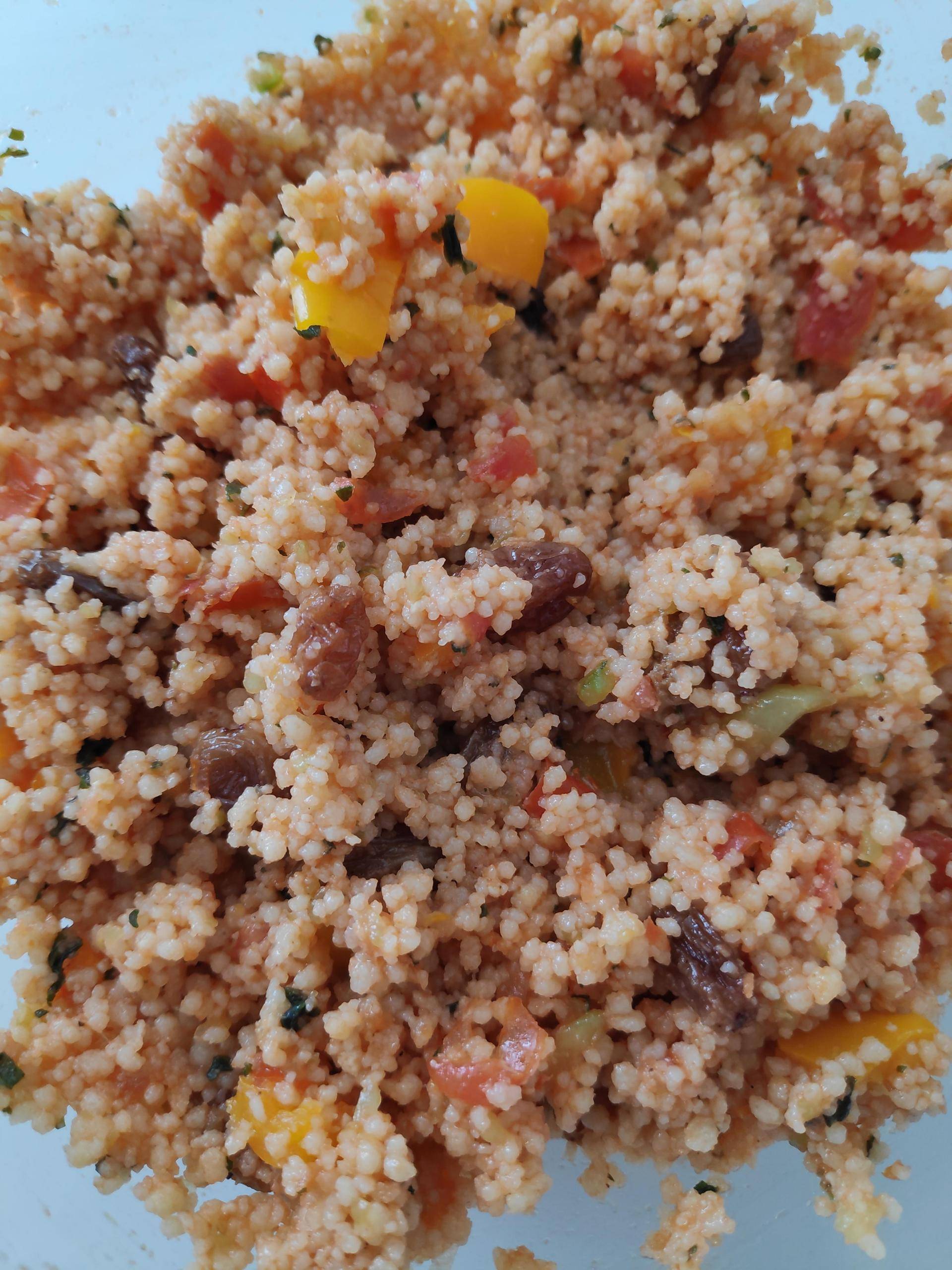 Taboulé oriental aux raisins secs - Recette Companion Connect XL | Moulinex