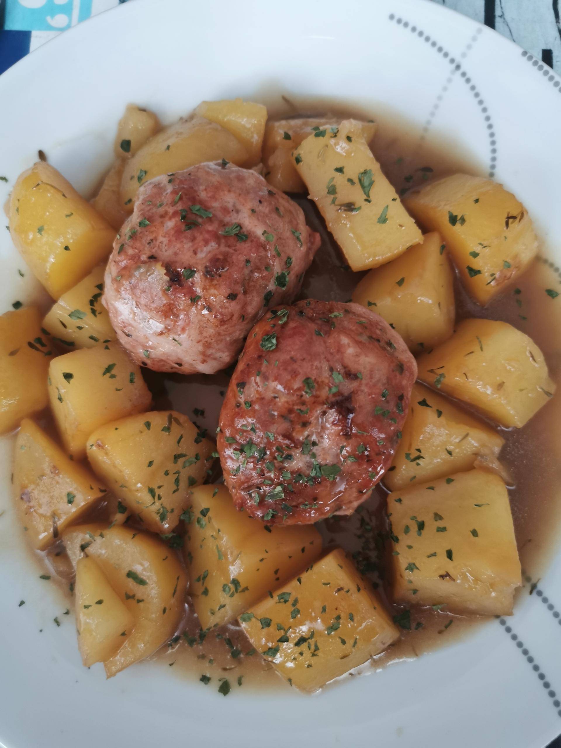 Crépinette et ses pommes de terre - Recepten Cookeo | Moulinex