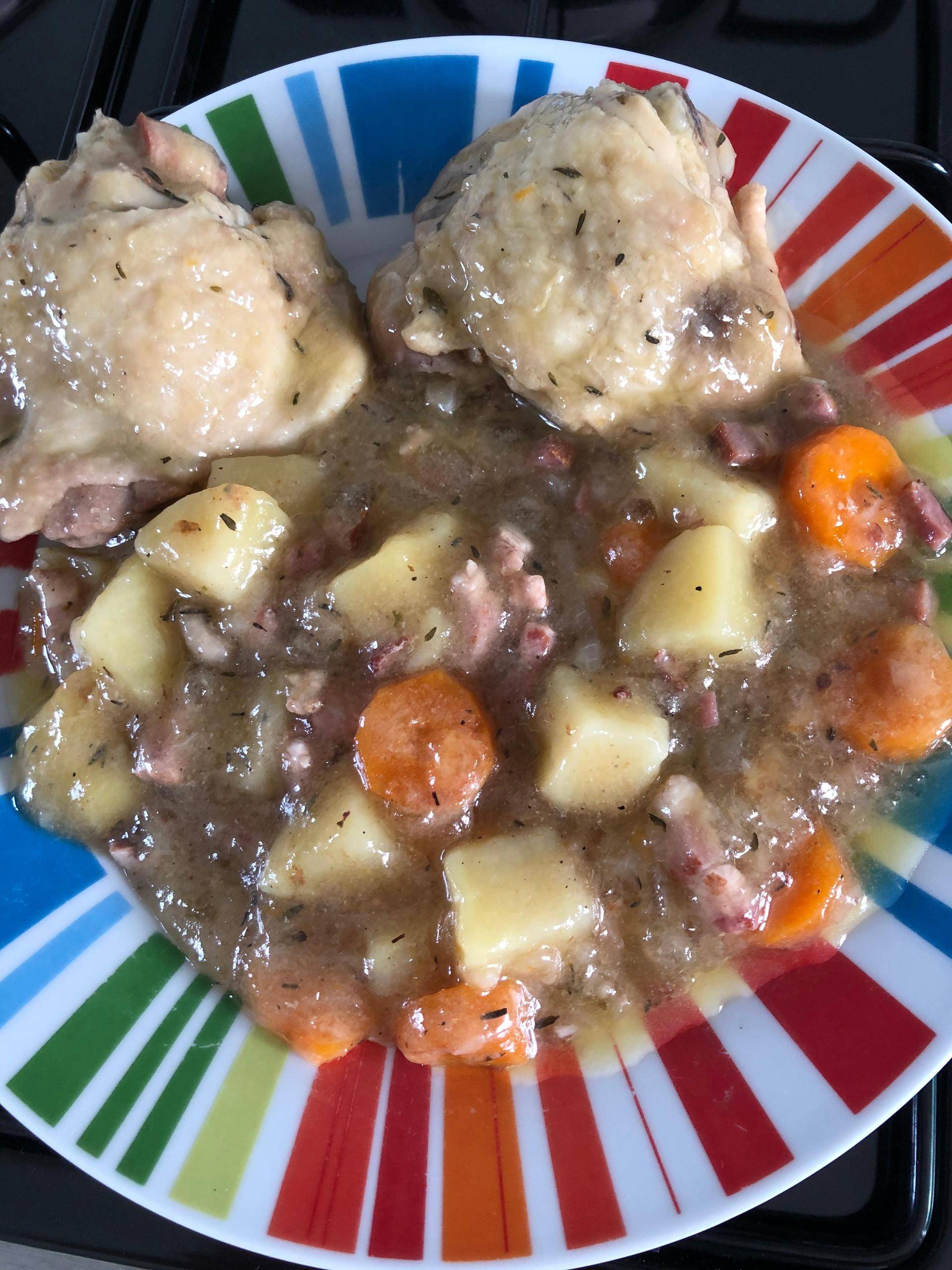 Poulet pomme de terre carotte - Recepten Cookeo | Moulinex