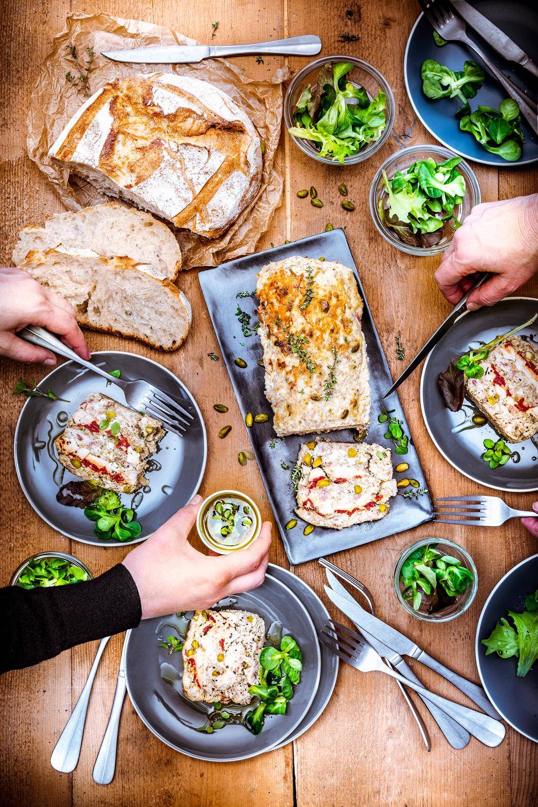 Terrine de poulet, pistaches et thym - Recepten Companion | Moulinex