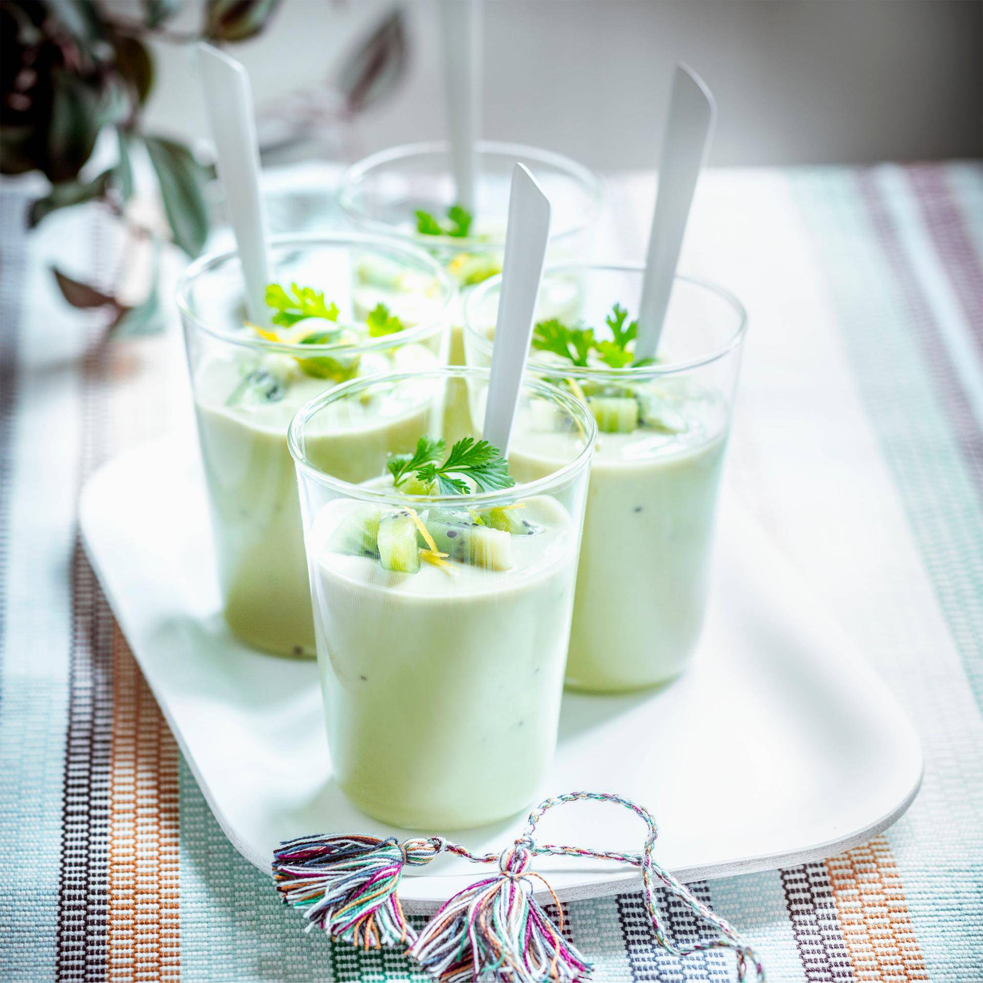 Smoothie van avocado en kiwi - Recepten Companion Connect | Moulinex