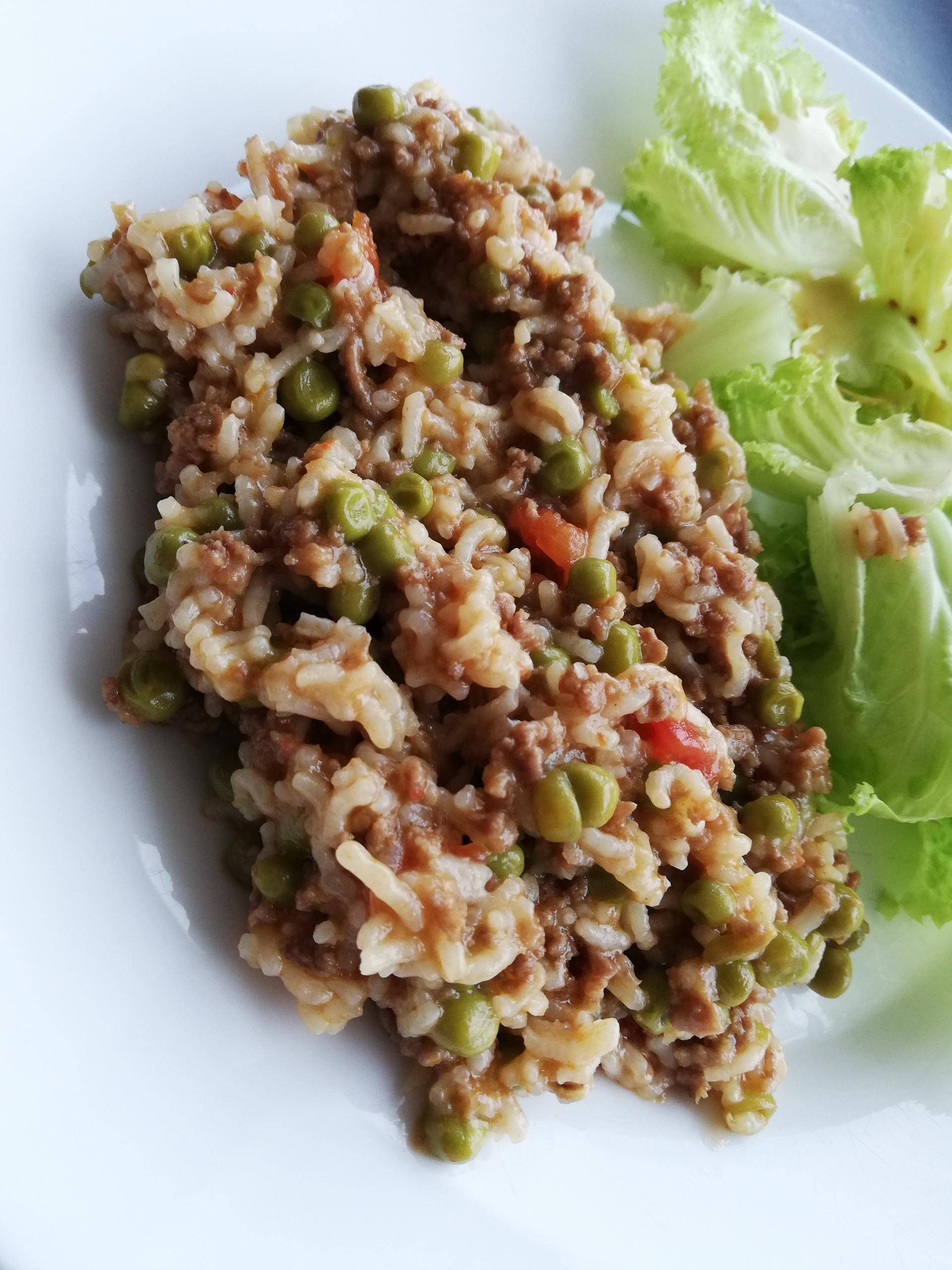 Riz petit pois tomates bœuf - Recette Cookeo | Moulinex