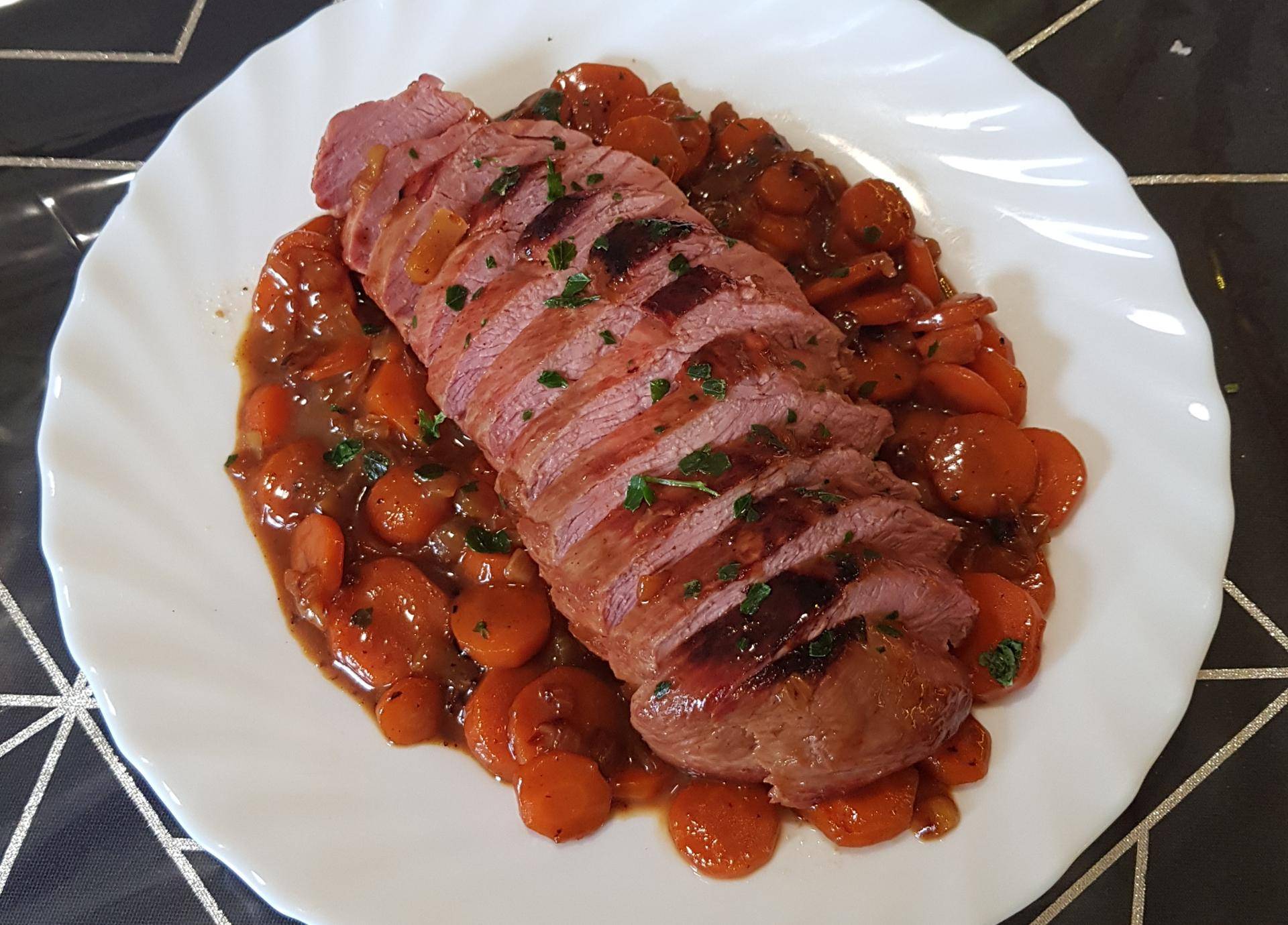 Magret aux carottes sauce miel et agrumes - Recepten Cookeo | Moulinex