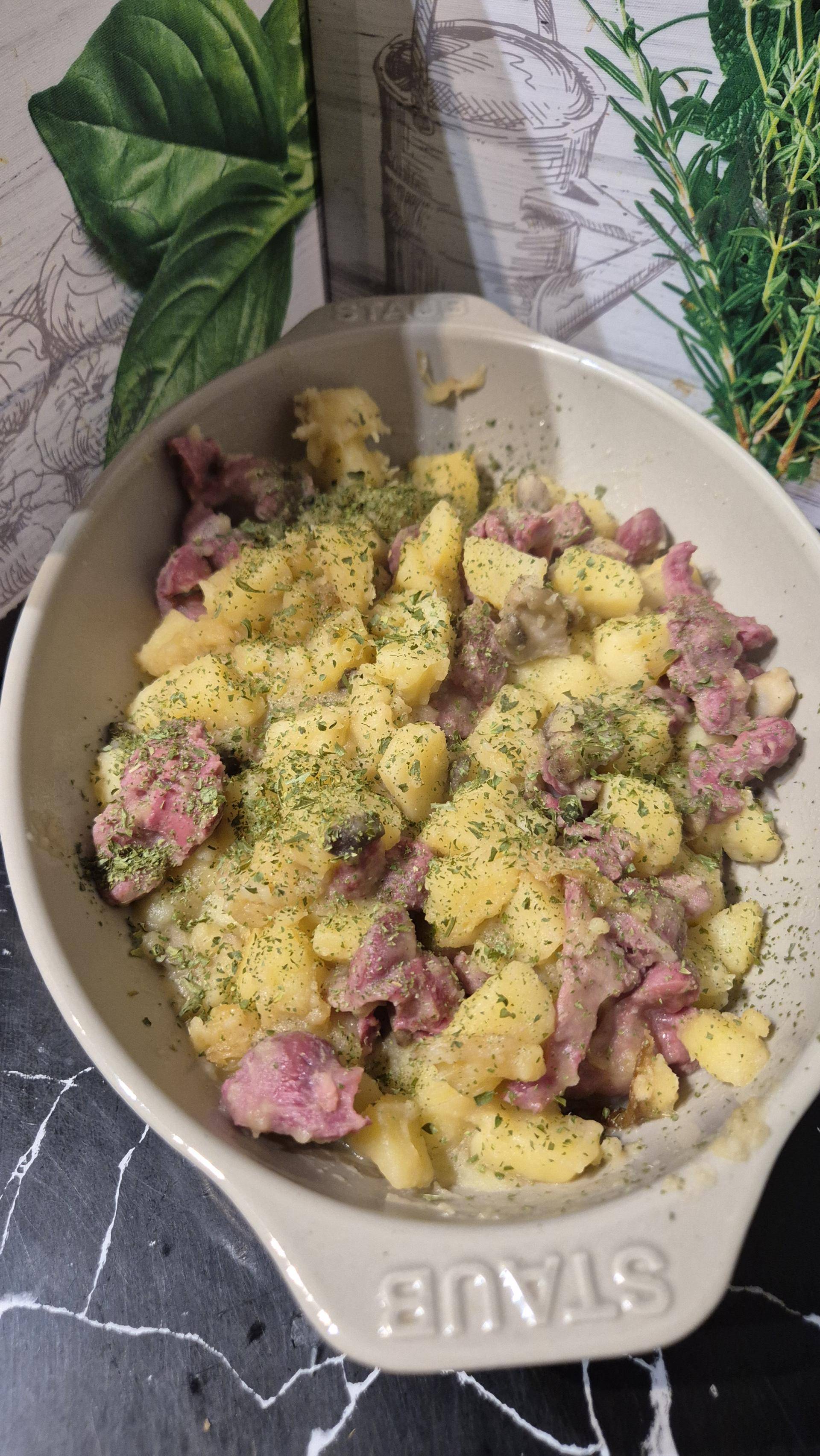 Poêlée de gésiers pomme de terre champignons - Recette Cookeo Infinity Autostir | Moulinex