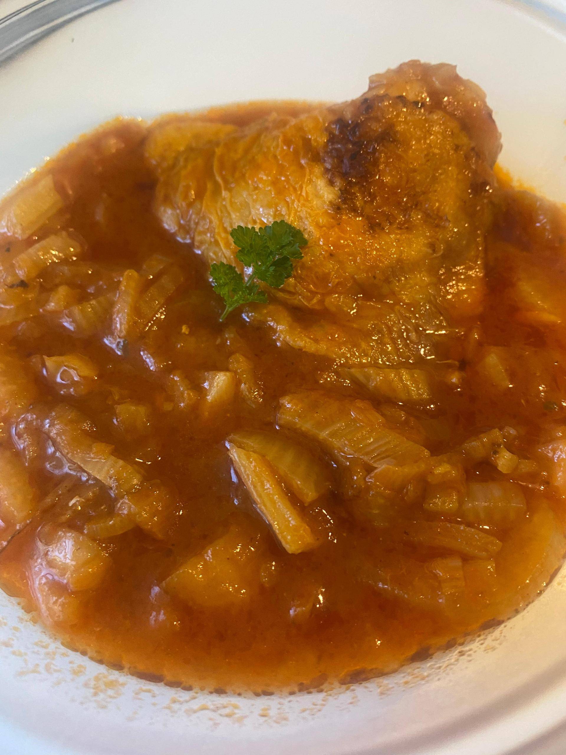 Cuisses de poulet au fenouil et à la tomate. - Recette Cookeo | Moulinex