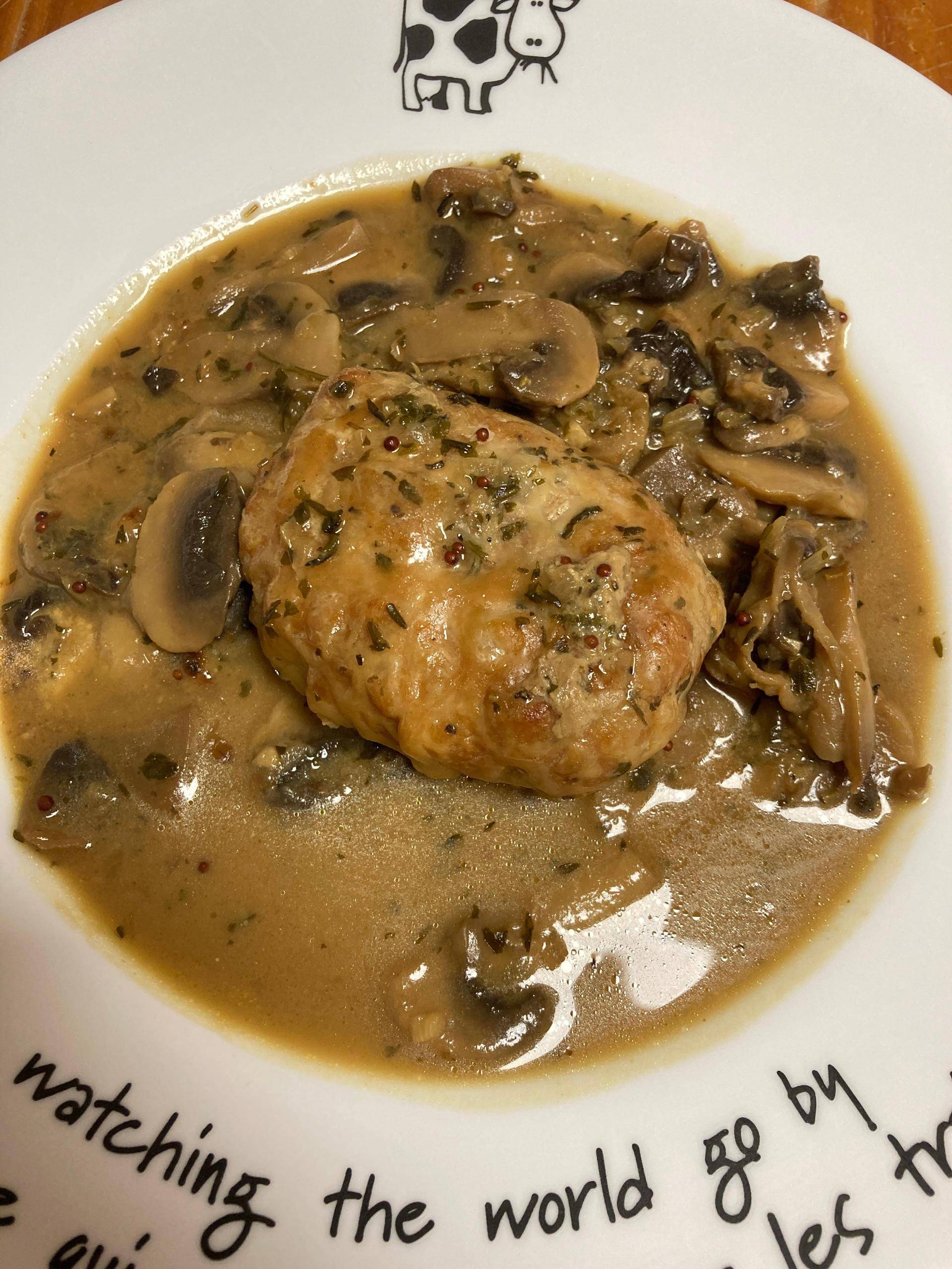 Crépinettes et champignons à la moutarde de Nannou - Recepten Cookeo | Moulinex