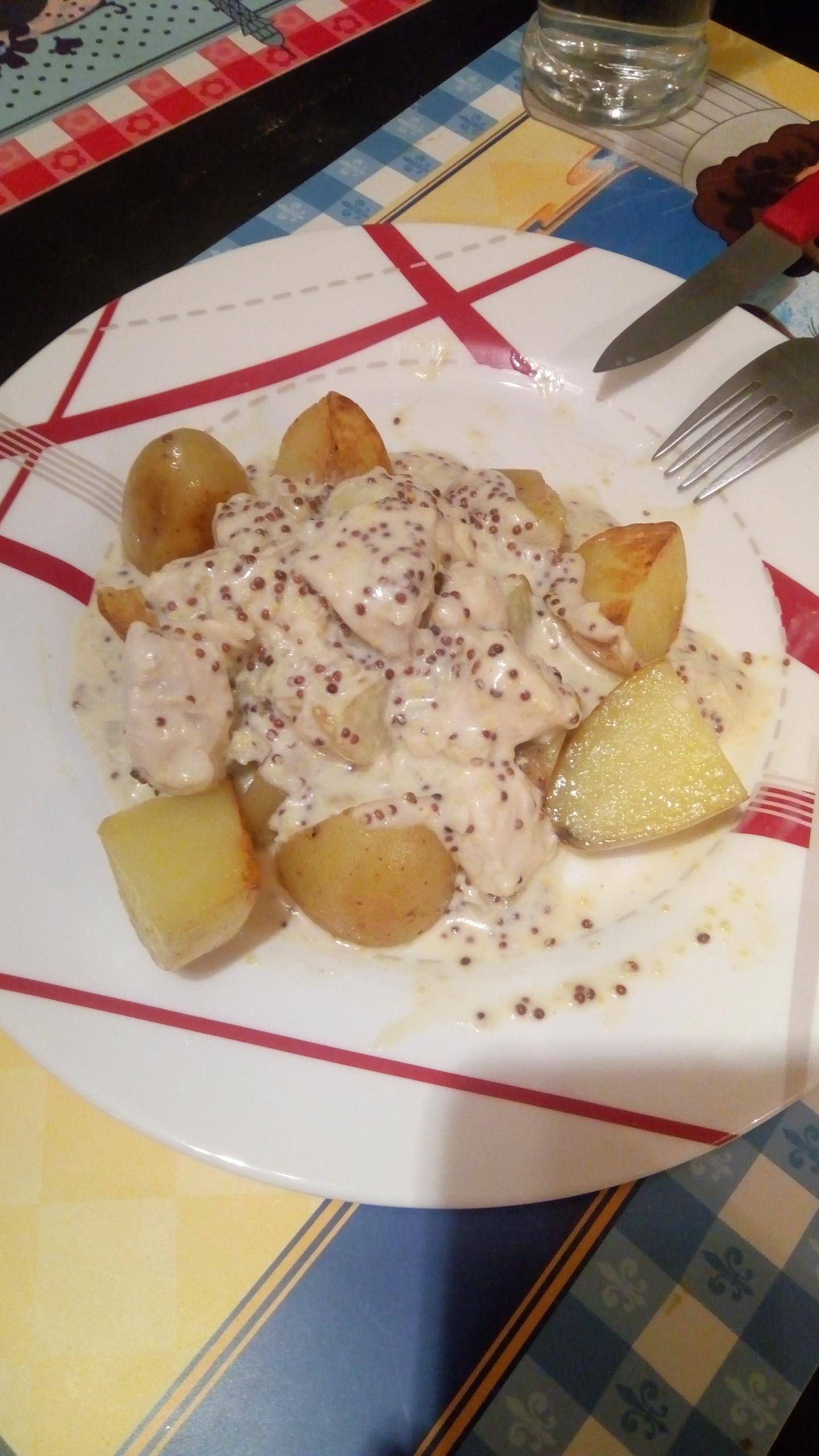 Sauté de poulet à la moutarde - Recette Companion Connect XL | Moulinex