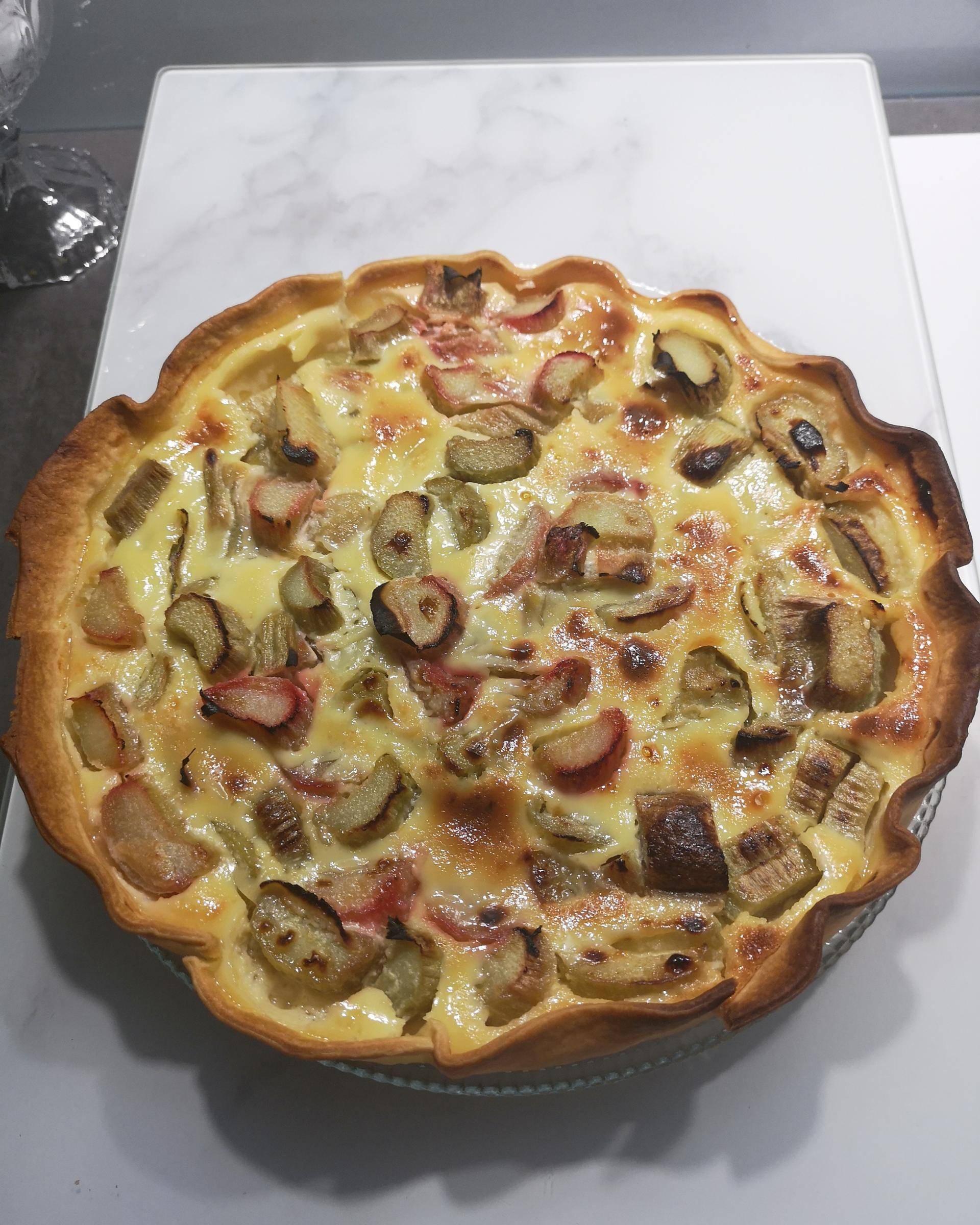 Tarte à la rhubarbe - Recepten Companion Connect | Moulinex