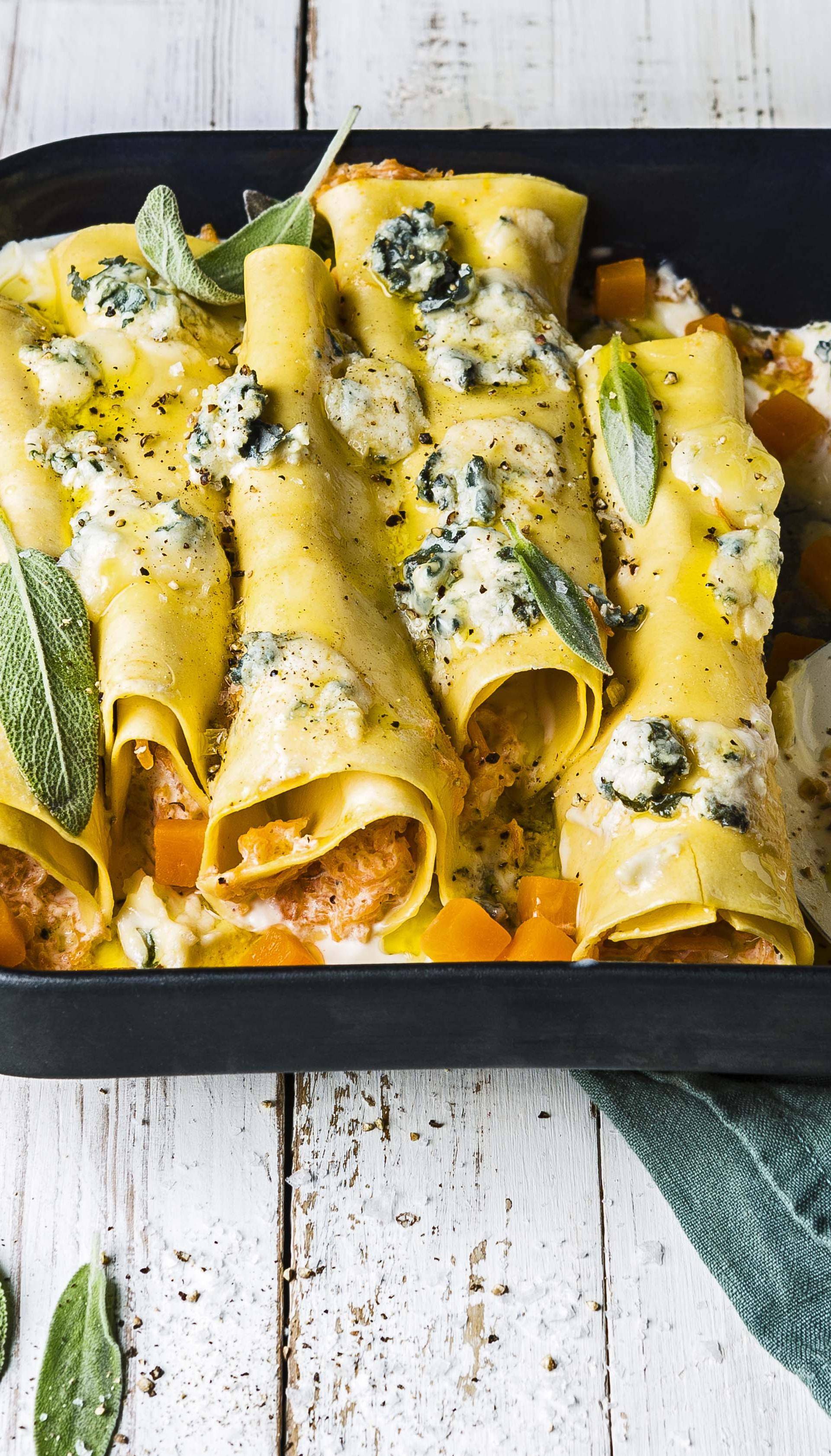 Cannelloni à la courge - Recette Cuiseur vapeur | Moulinex