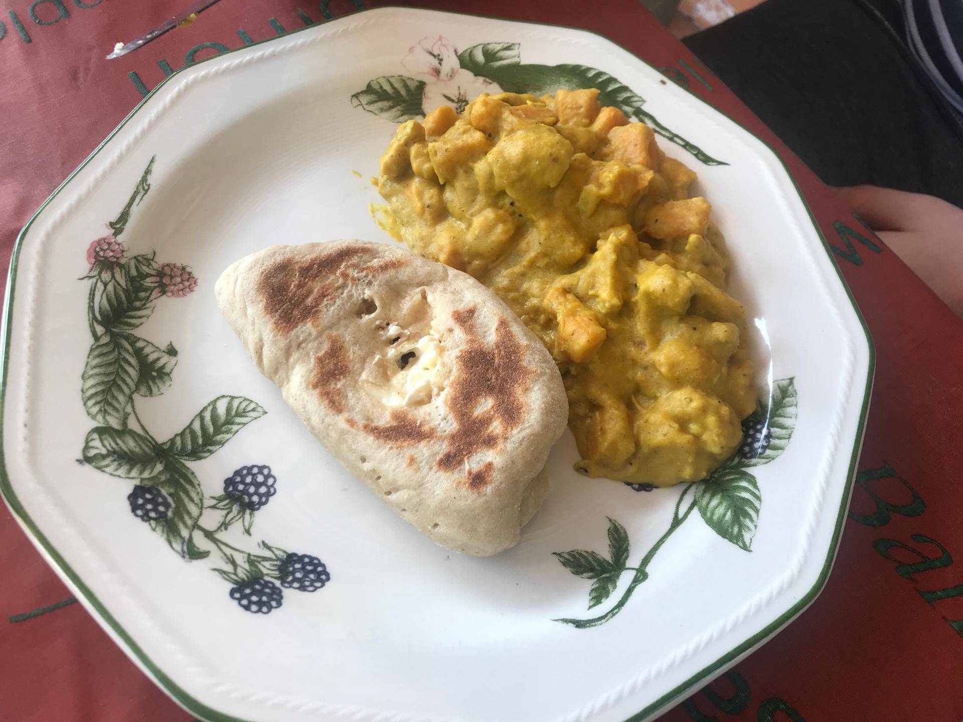 Dinde à la patate douce et lait de coco au curry et cumin - Recepten Companion Connect XL | Moulinex