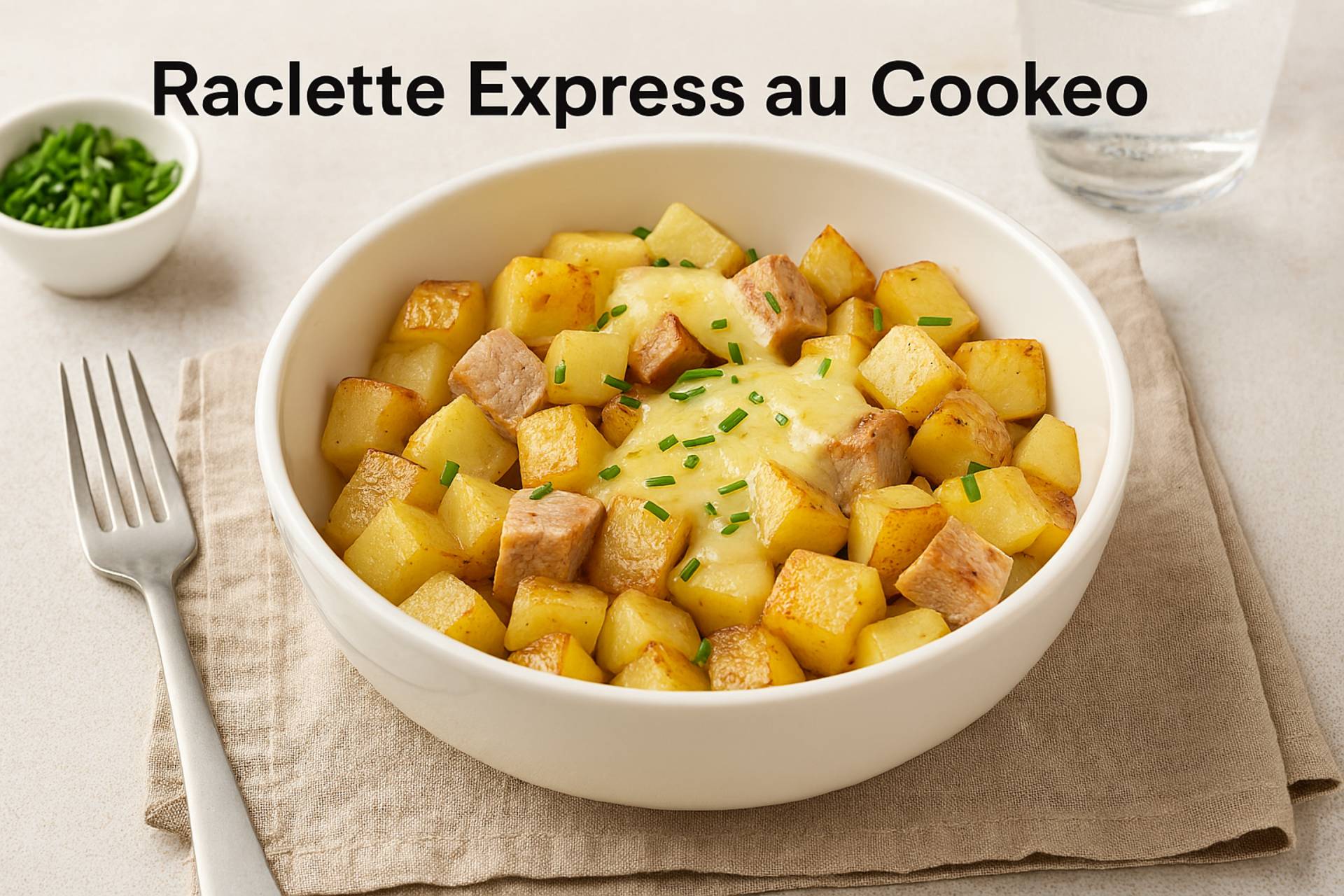 Raclette Express au Cookeo (restes de rôti) - Recette Cookeo V3 | Moulinex