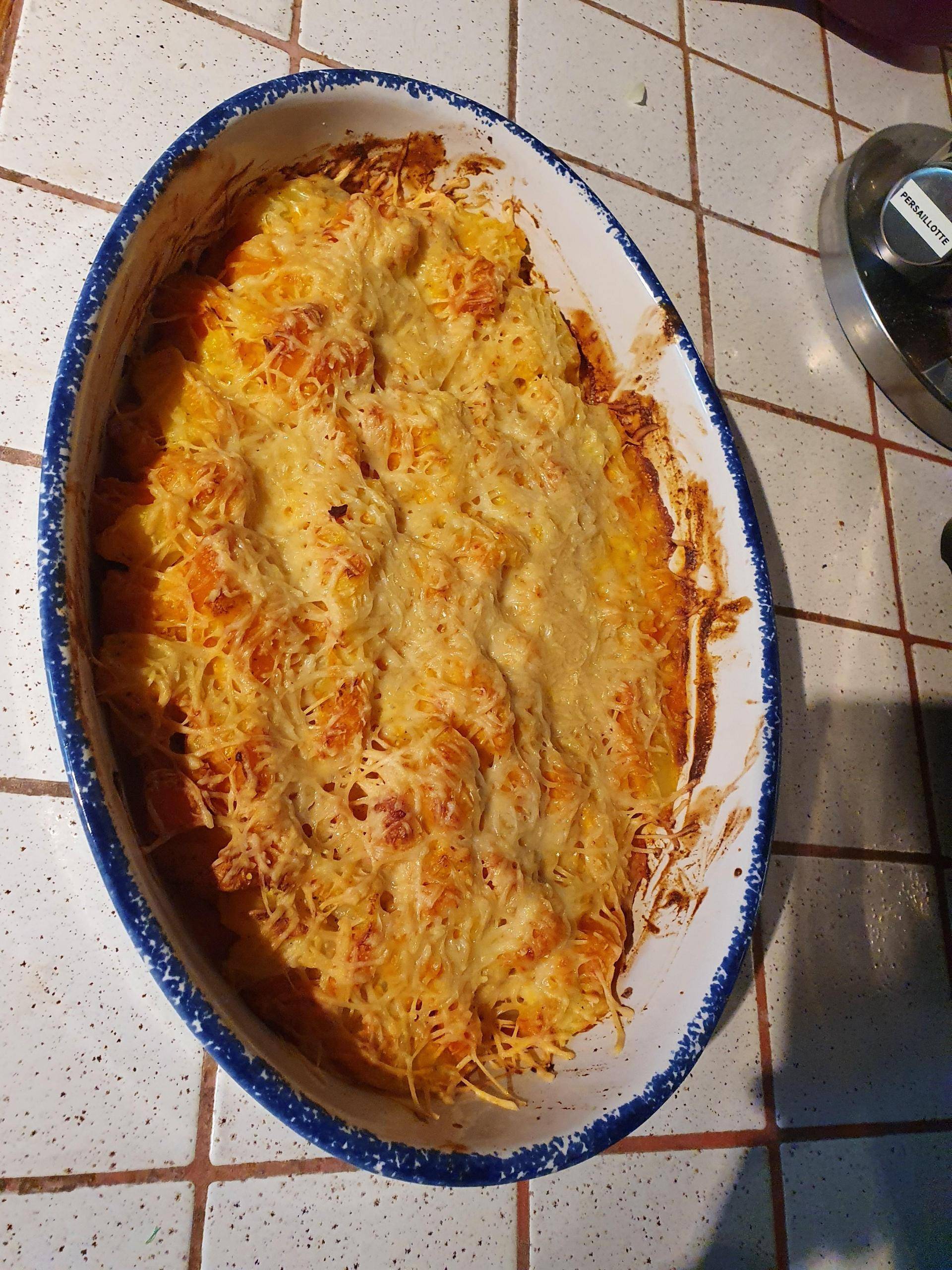 Gratin de potimarron et pommes de terre - Recette Cookeo | Moulinex