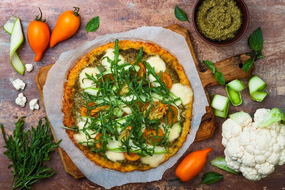 Pizza en croûte de chou-fleur - Recepten Perfectmix + | Moulinex
